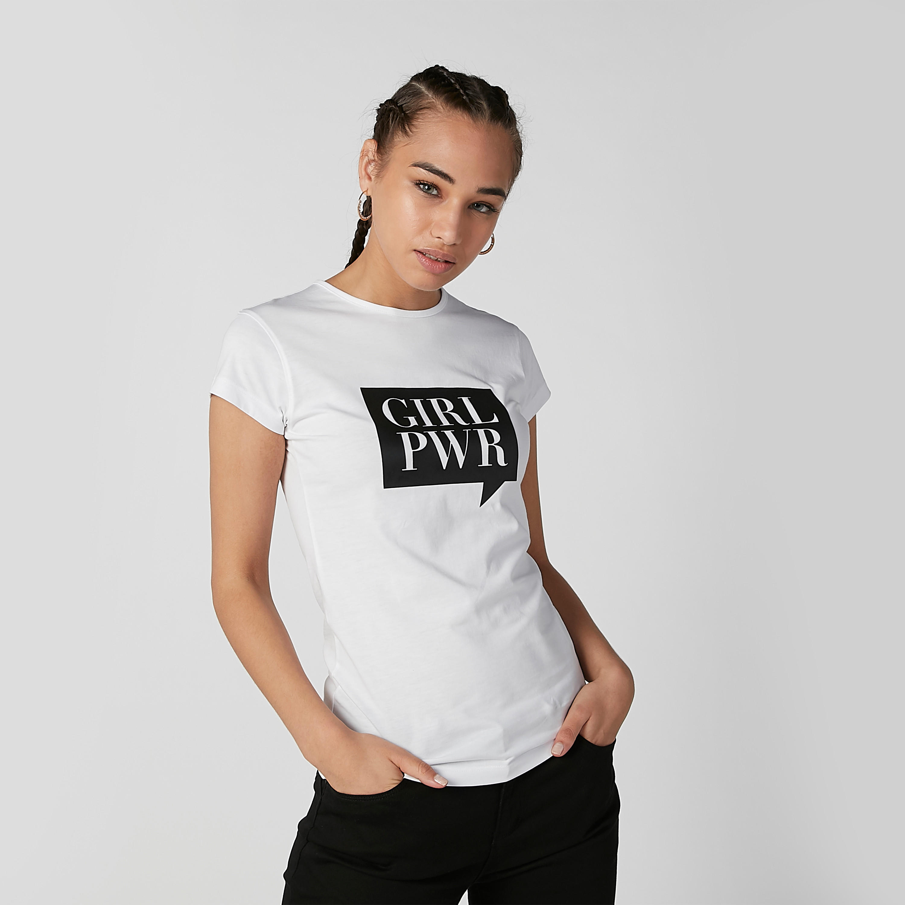 Sustainable Slim Fit Printed T-shirt with Cap Sleeves-women-clothing-tshirts-image-2