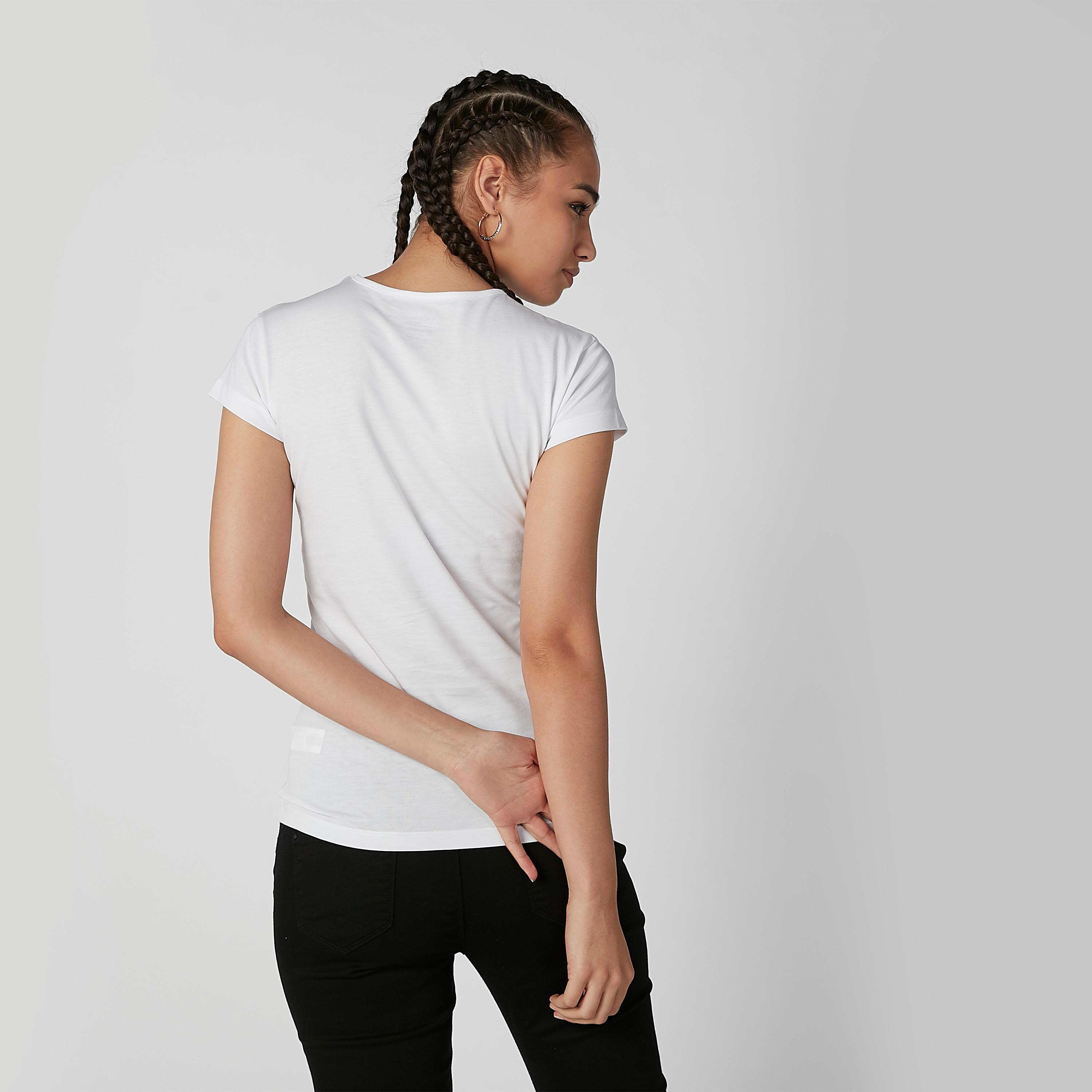 Sustainable Slim Fit Printed T-shirt with Cap Sleeves-women-clothing-tshirts-image-4