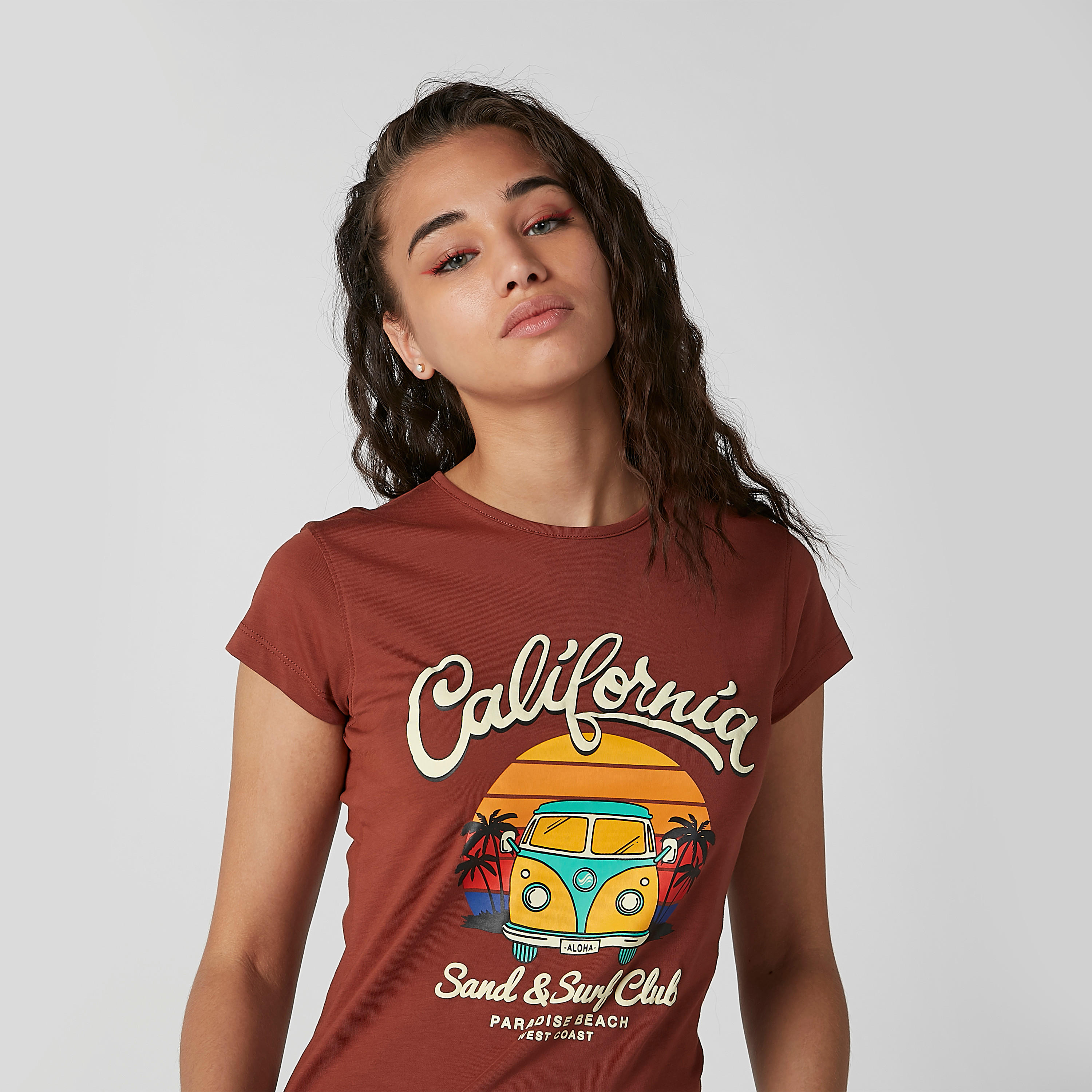 Sustainable Slim Fit Printed T-shirt with Cap Sleeves-women-clothing-tshirts-image-3