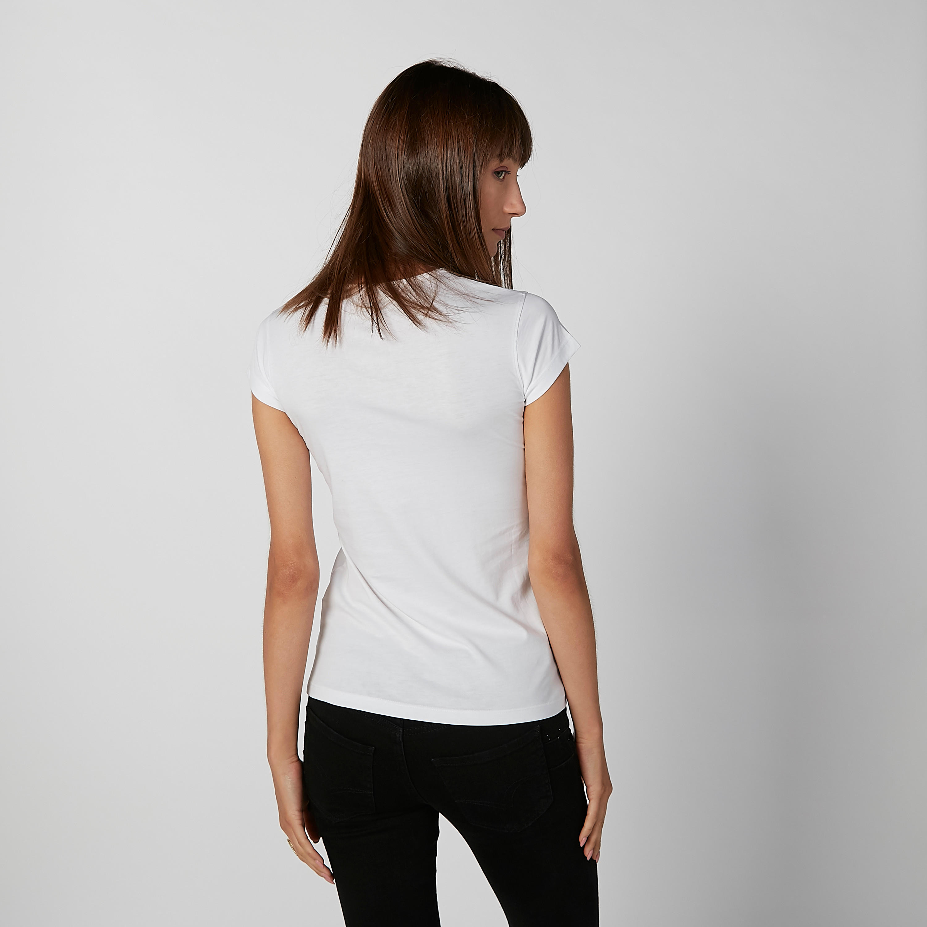 Sustainable Slim Fit Printed Round Neck T-shirt with Cap Sleeves-women-clothing-tshirts-image-3