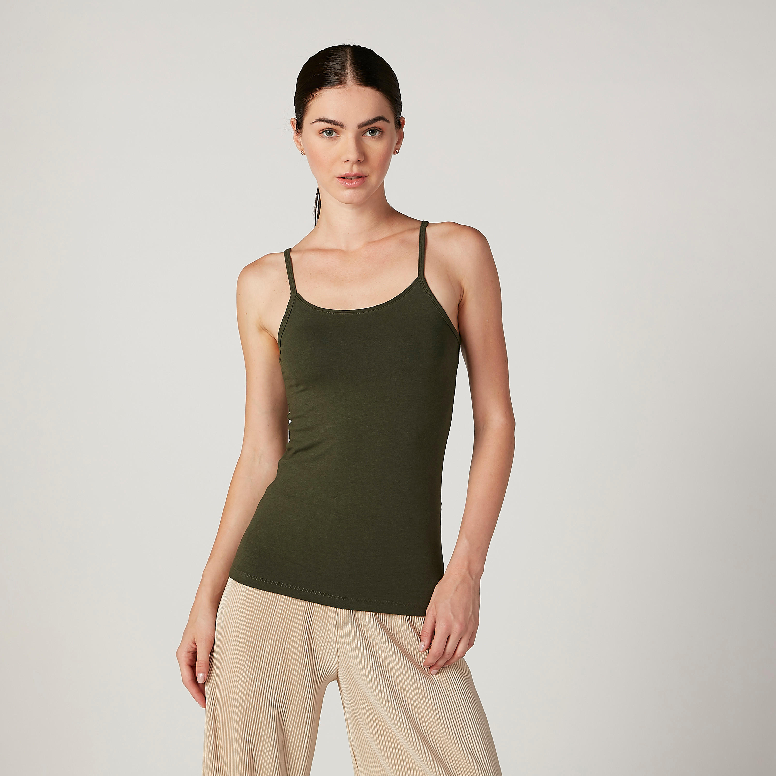 Plain Camisole with Scoop Neck-women-clothing-tshirts-image-1