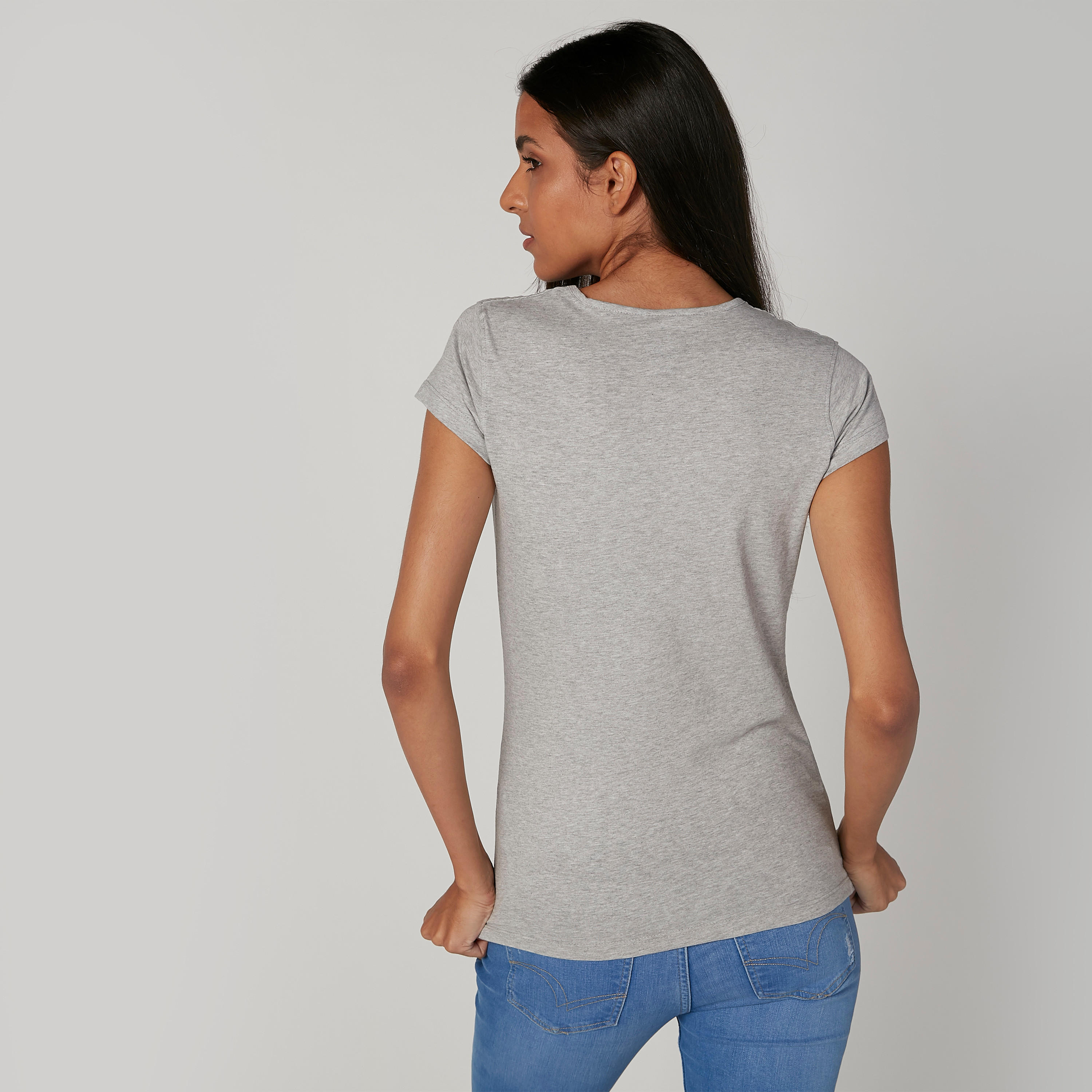 Plain Top with Long Sleeves and High Low Hem-women-clothing-shirtsandblouses-blouses-image-2