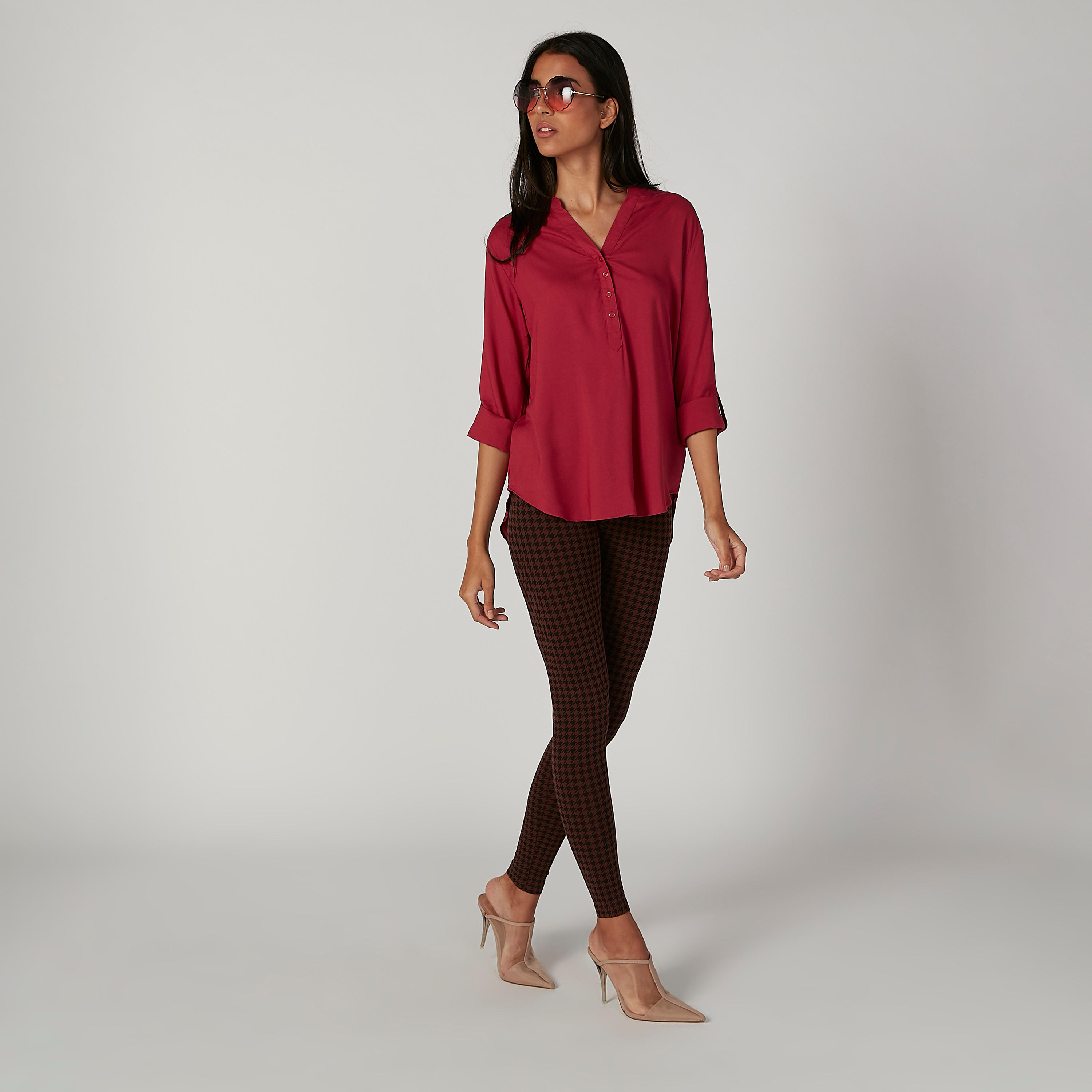 بنطلون ليقنز بخصر مطاطي وطبعات-women-clothing-bottoms-leggings-image-2