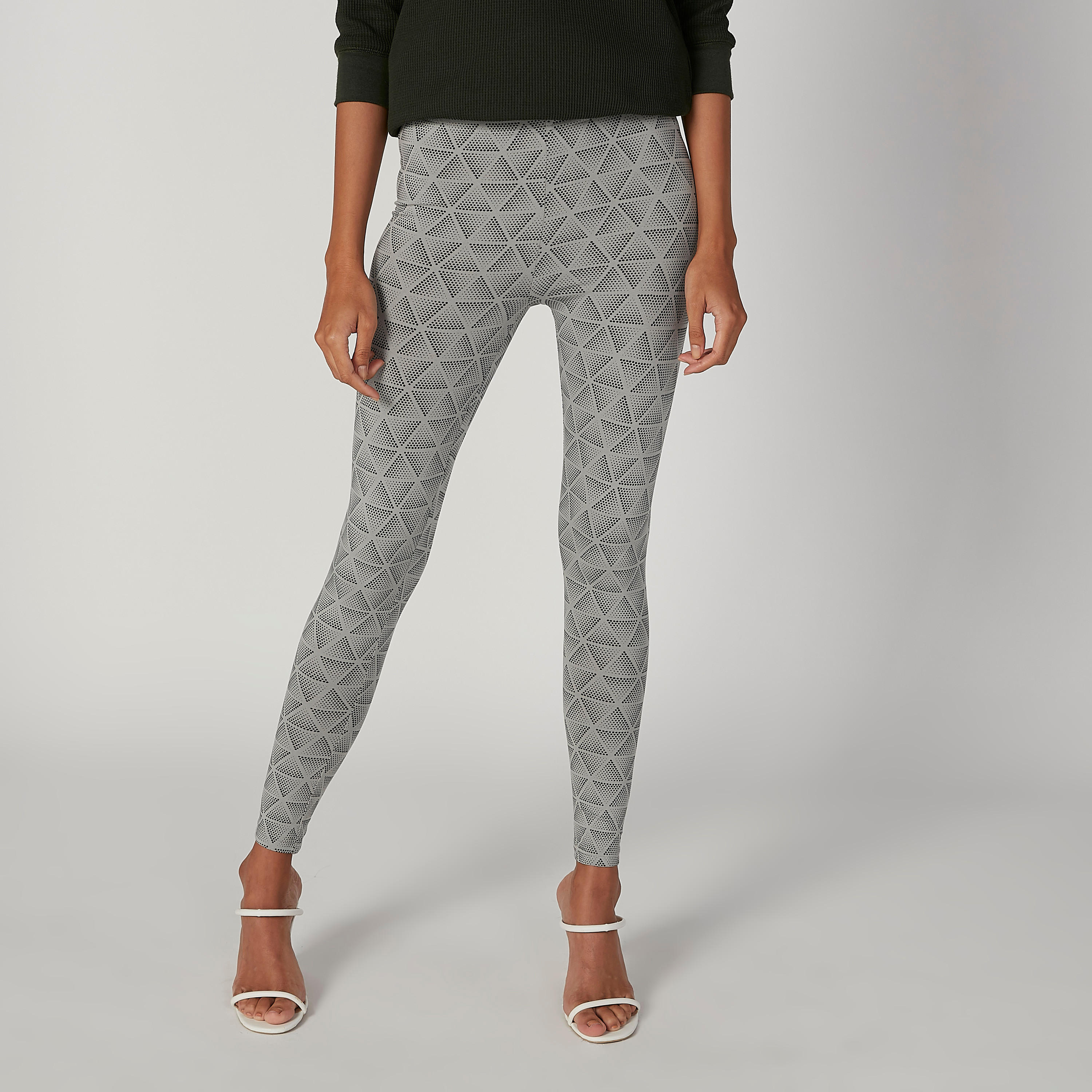 بنطلون ليقنز بخصر مطاطي وطبعات-women-clothing-bottoms-leggings-image-1