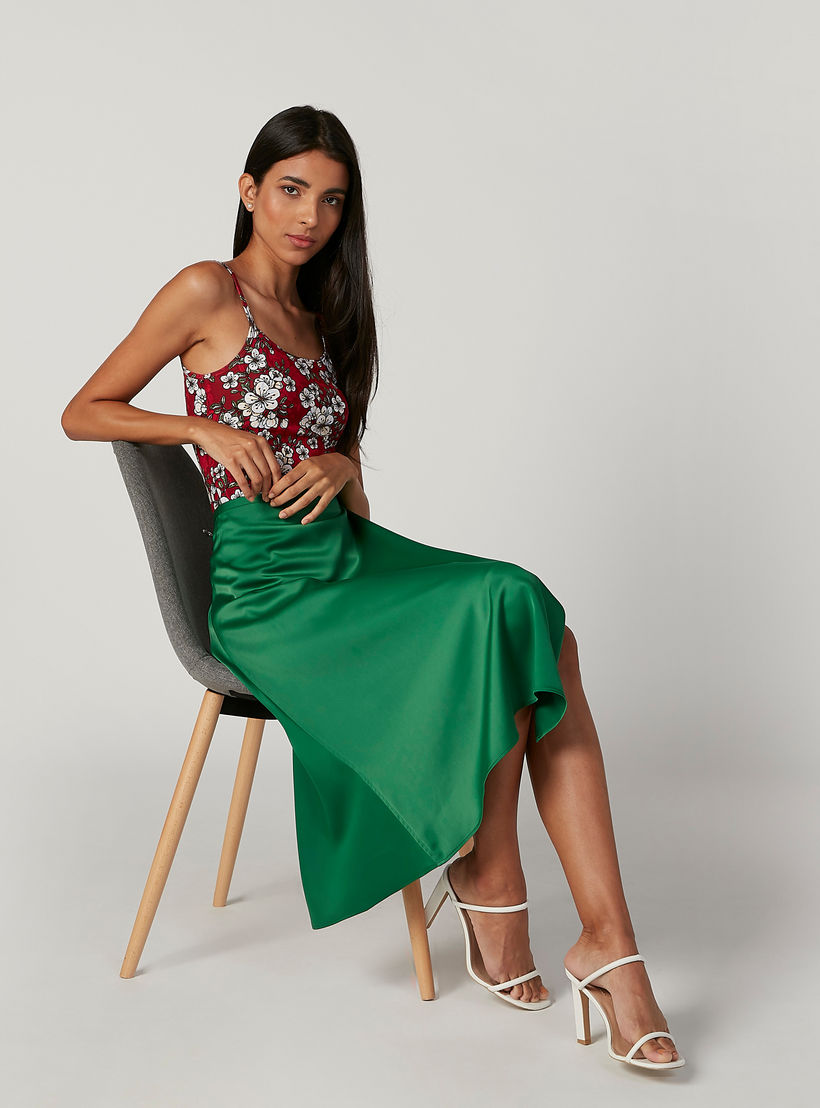 Floral Printed Camisole with Scoop Neck and Spaghetti Straps-women-clothing-shirtsandblouses-blouses-image-2