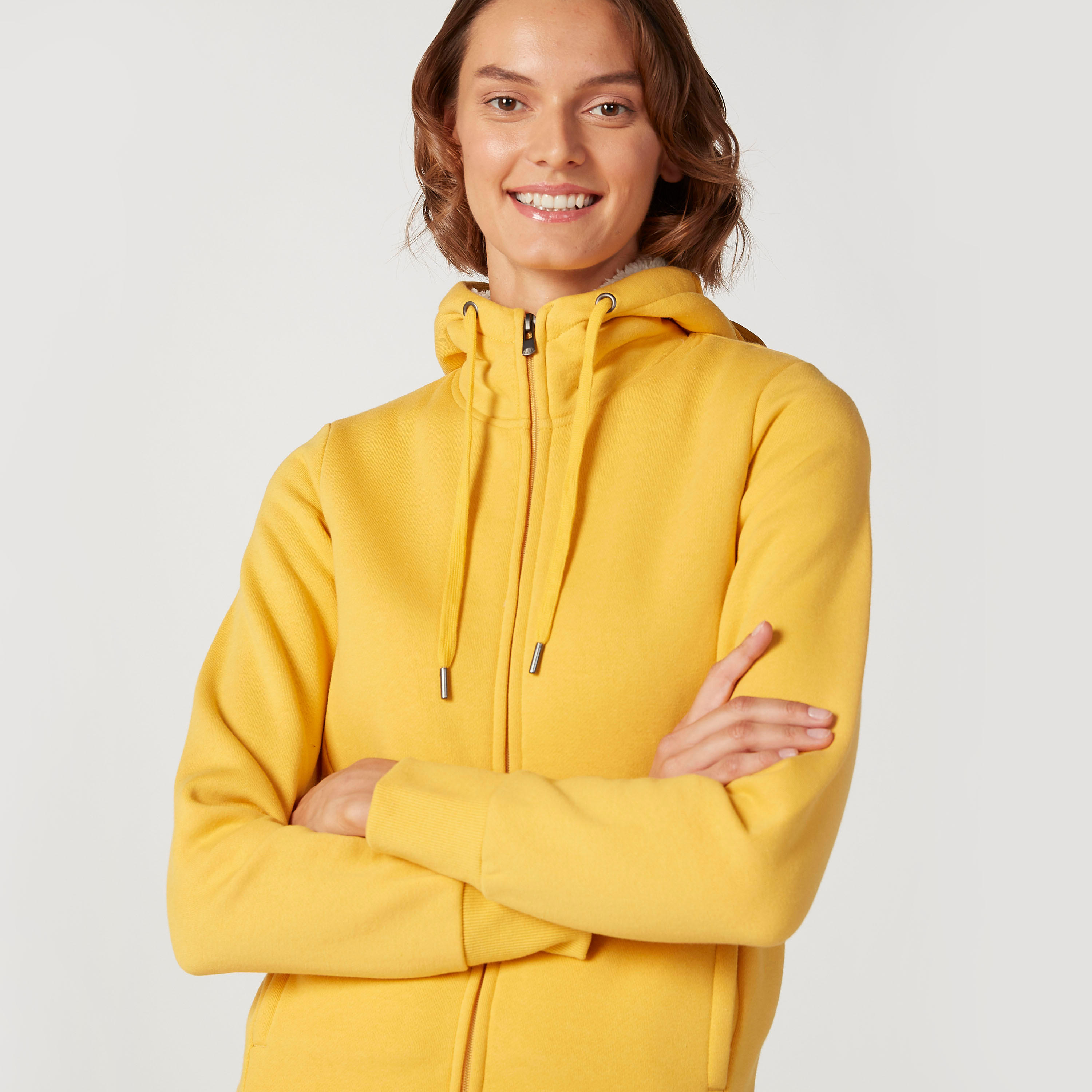 جاكيت سادة بقبعة وأكمام طويلة-women-winterwear-coatsandjackets-jackets-image-7