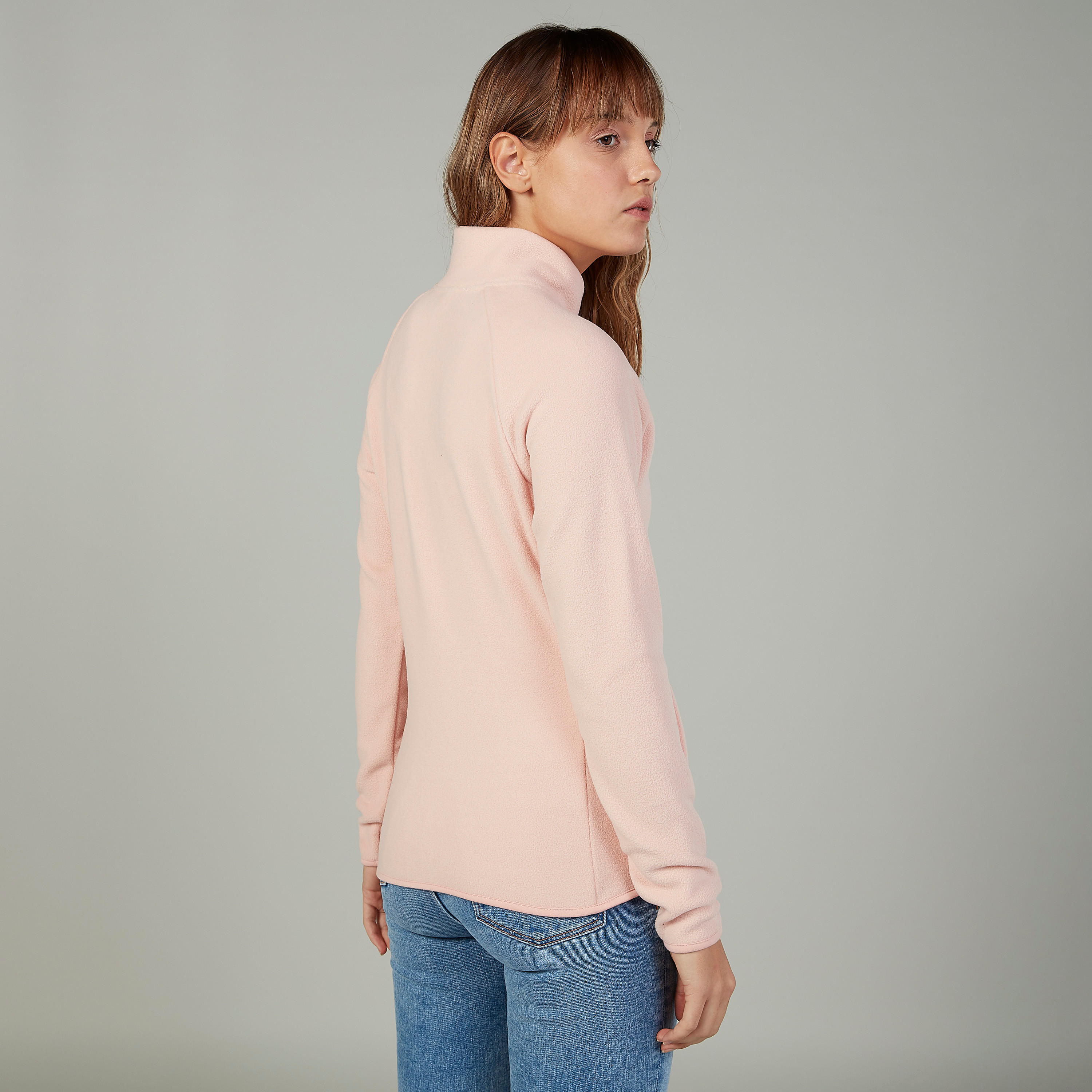 جاكيت بارز الملمس بأكمام طويلة وتفاصيل جيوب-women-winterwear-coatsandjackets-jackets-image-4