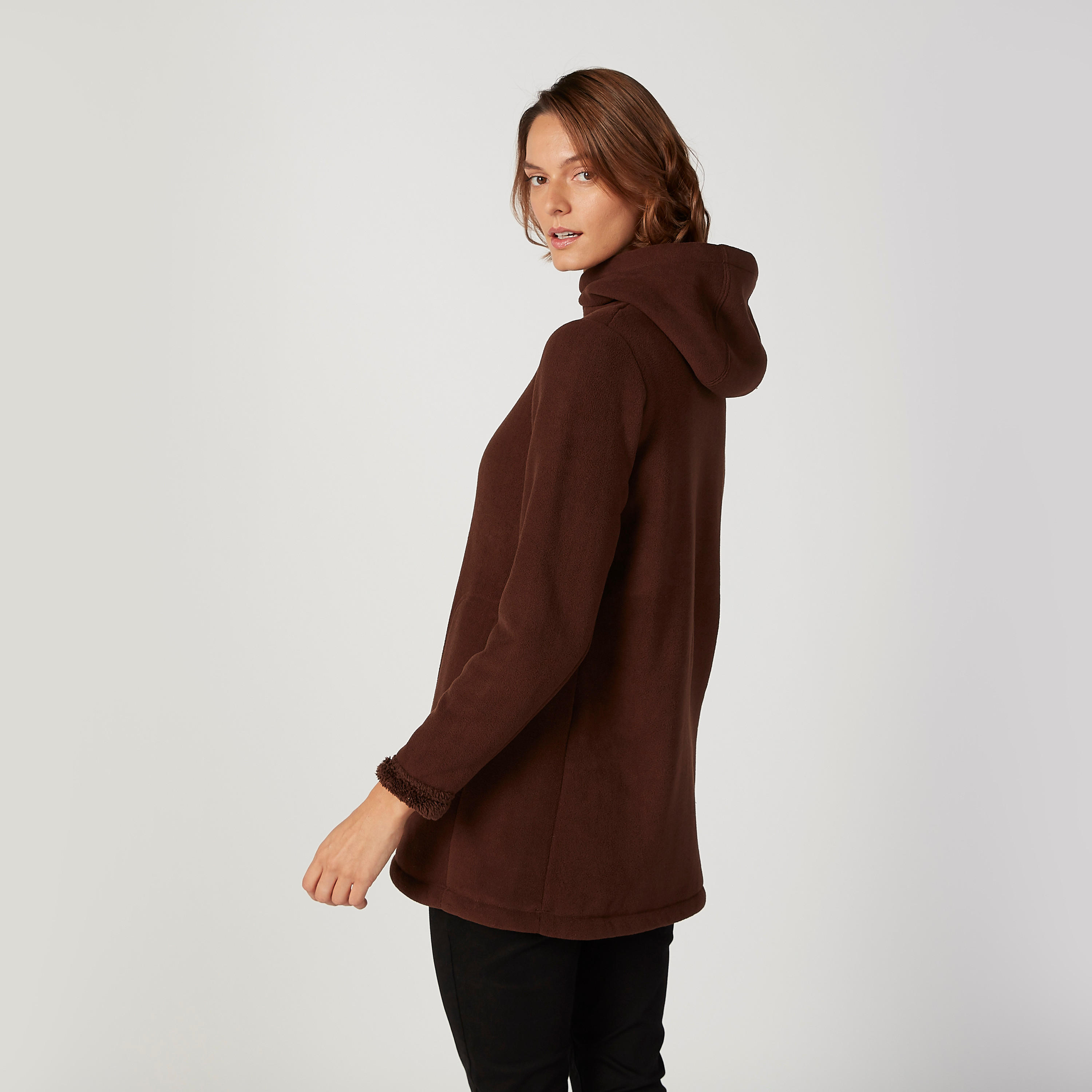 هودي بارز الملمس بجيوب كنغر-women-winterwear-hoodiesandsweatshirts-hoodies-image-4