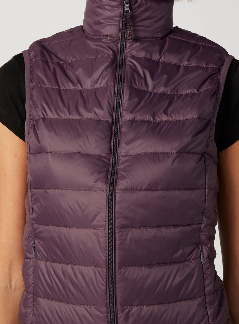 Plain Gilet Jacket with High Neck-women-winterwear-coatsandjackets-jackets-image-3