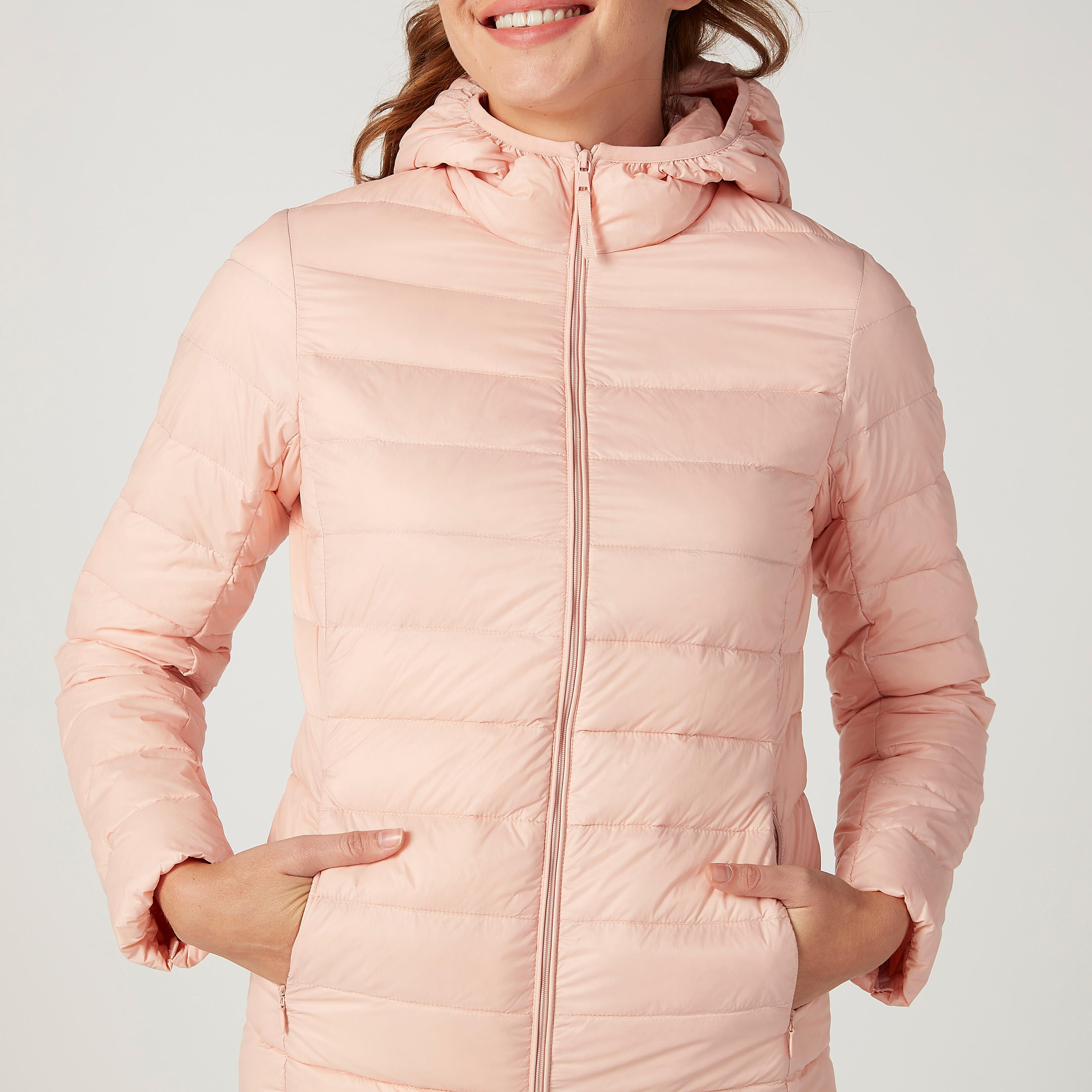 جاكيت جيليه سادة بأكمام طويلة وتفاصيل جيوب-women-winterwear-coatsandjackets-jackets-image-3