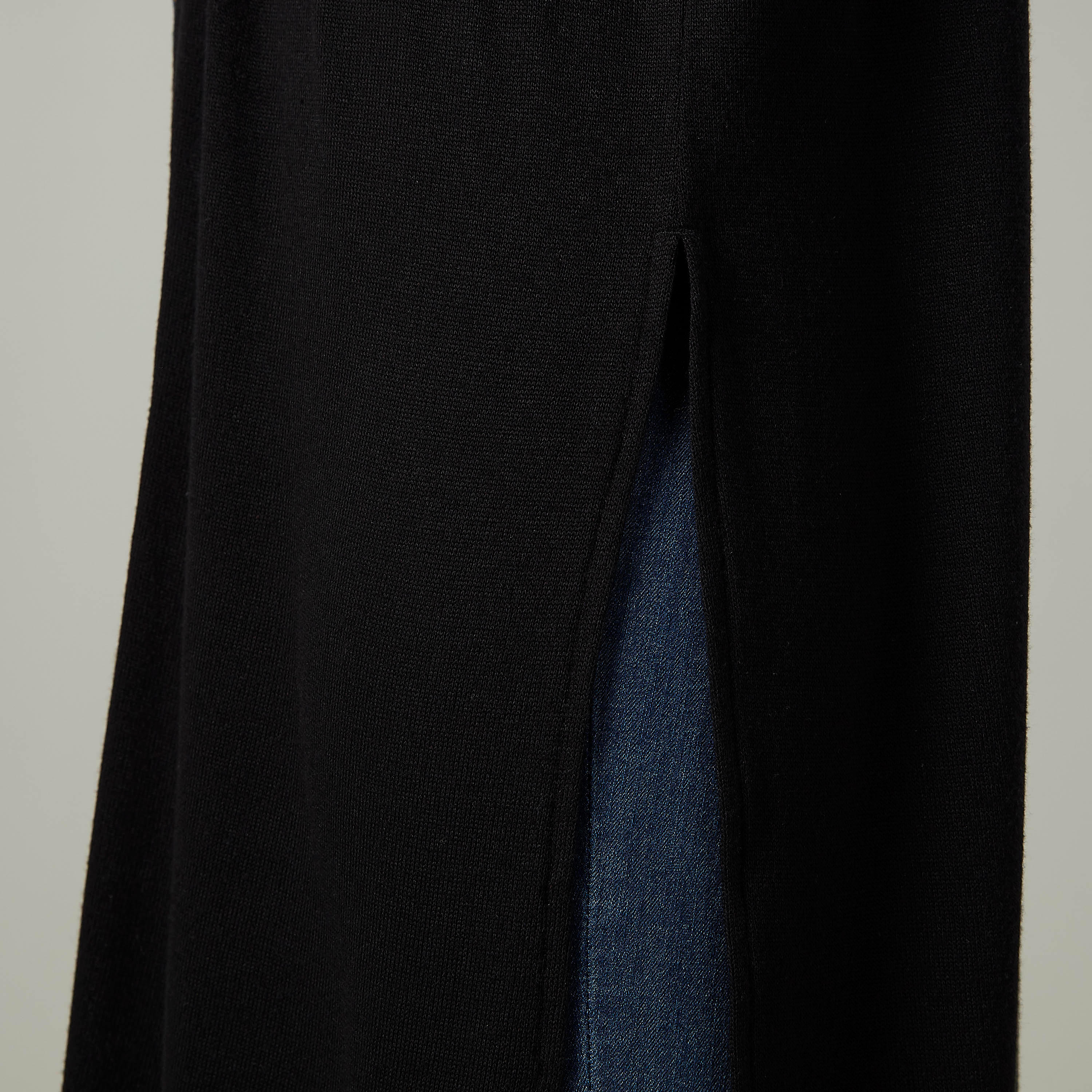 Plain Longline Cardigan with Long Sleeves and Side Slit-women-winterwear-cardigansandjumpers-cardigans-image-3