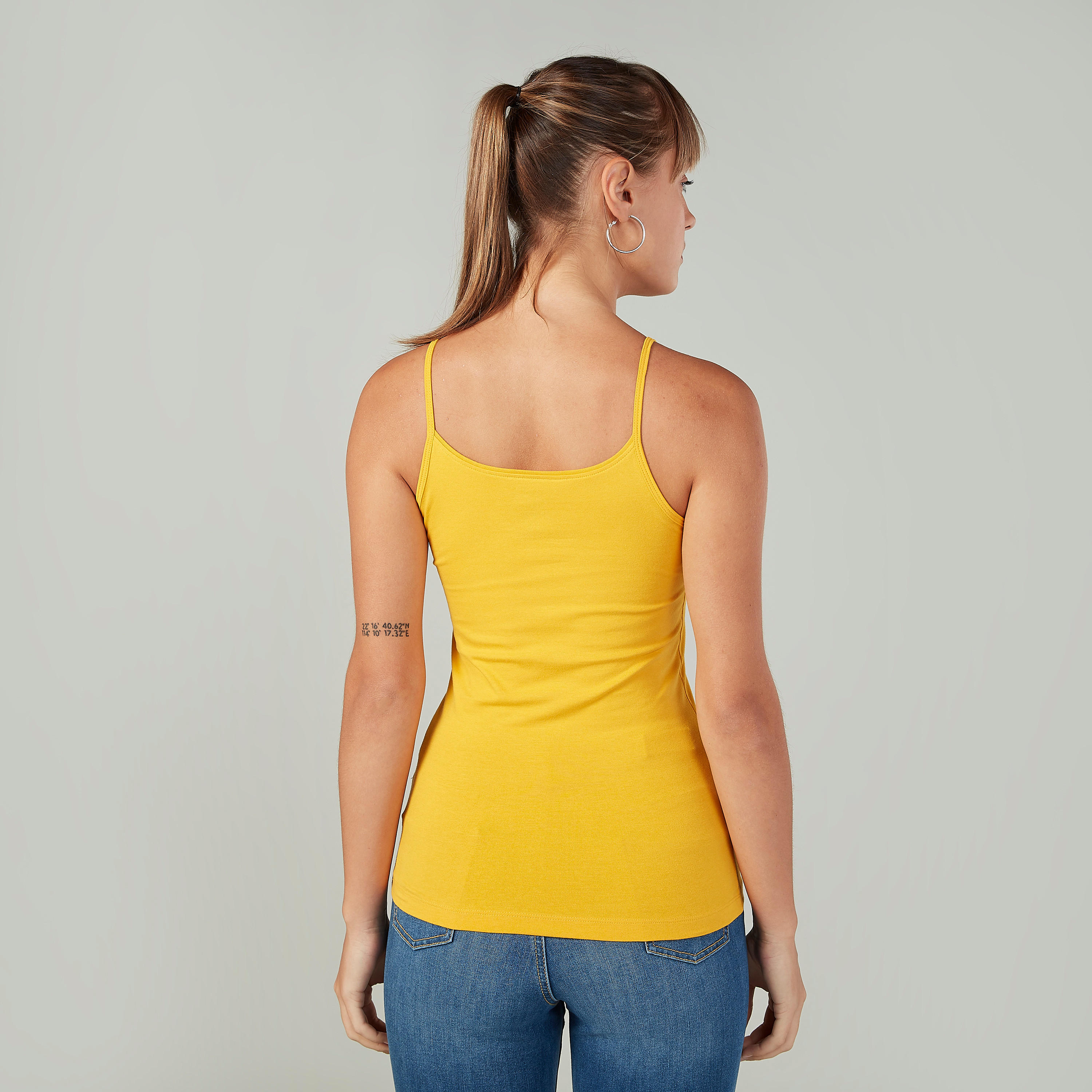 Plain Camisole with Scoop Neck and Spaghetti Straps-women-clothing-tshirts-image-3