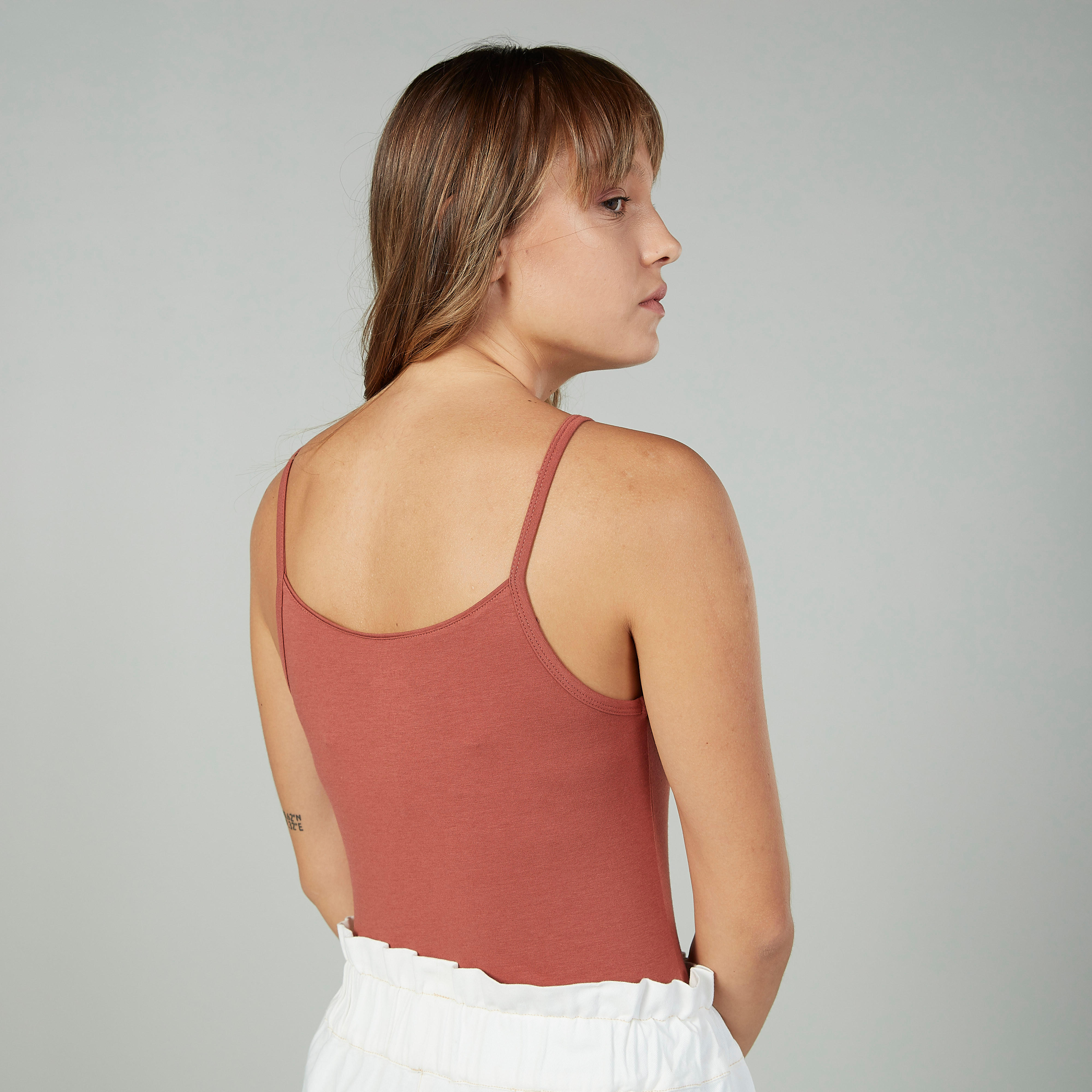 Plain Vest with Scoop Neck and Spaghetti Straps-women-clothing-tshirts-image-4