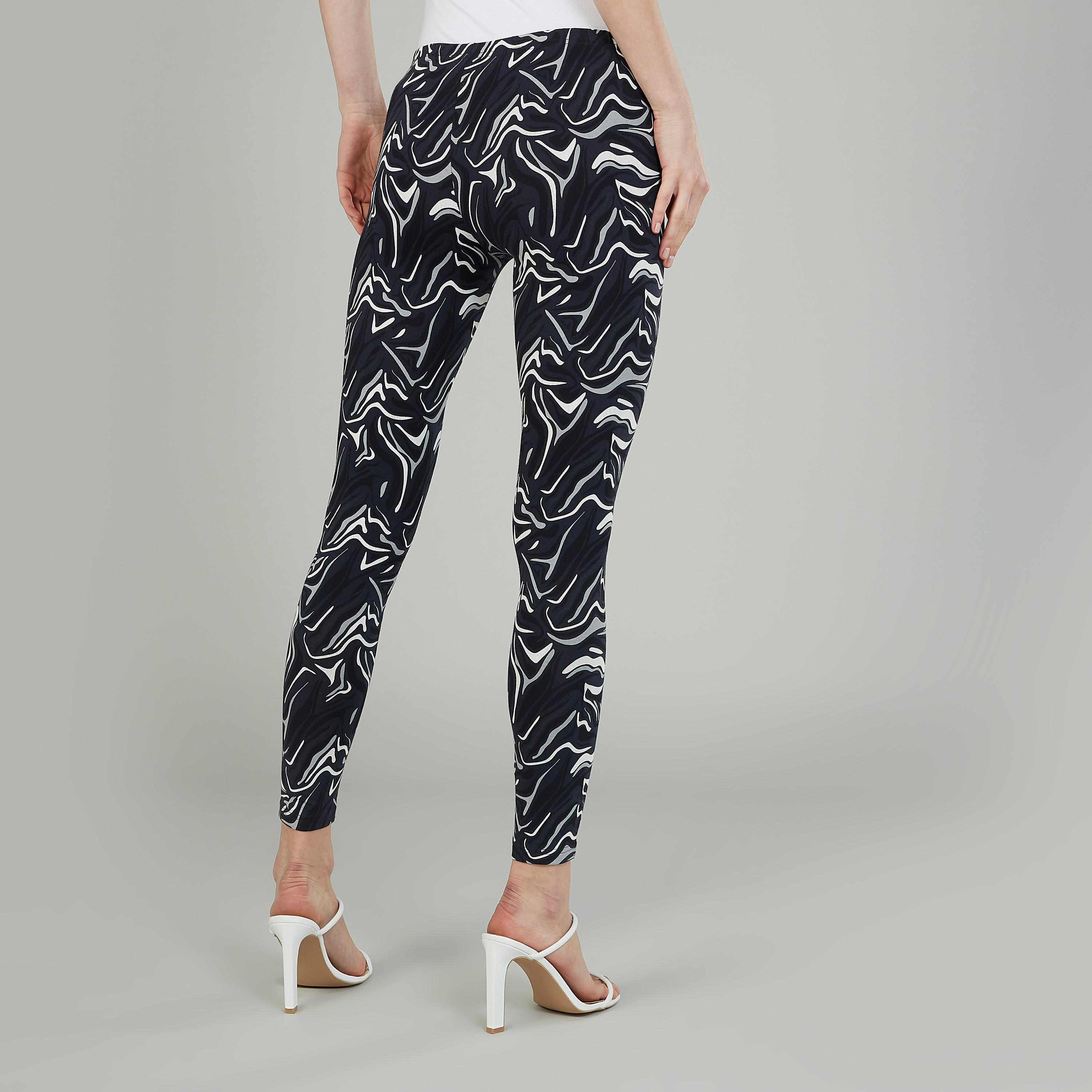 Printed Leggings with Elasticised Waistband-women-clothing-bottoms-leggings-image-3