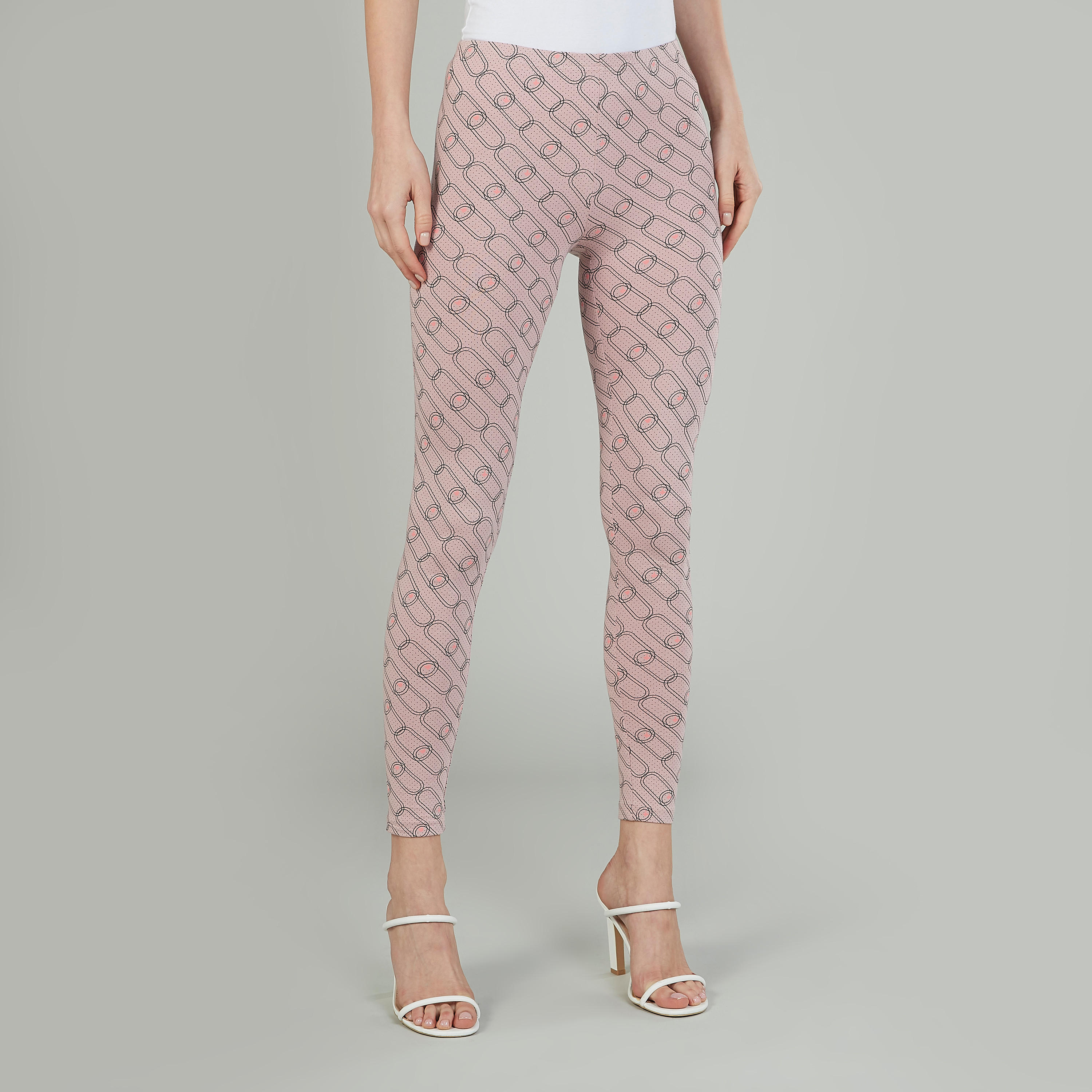 بنطلون ليقنز بخصر مطّاطي وطبعات-women-clothing-bottoms-leggings-image-1
