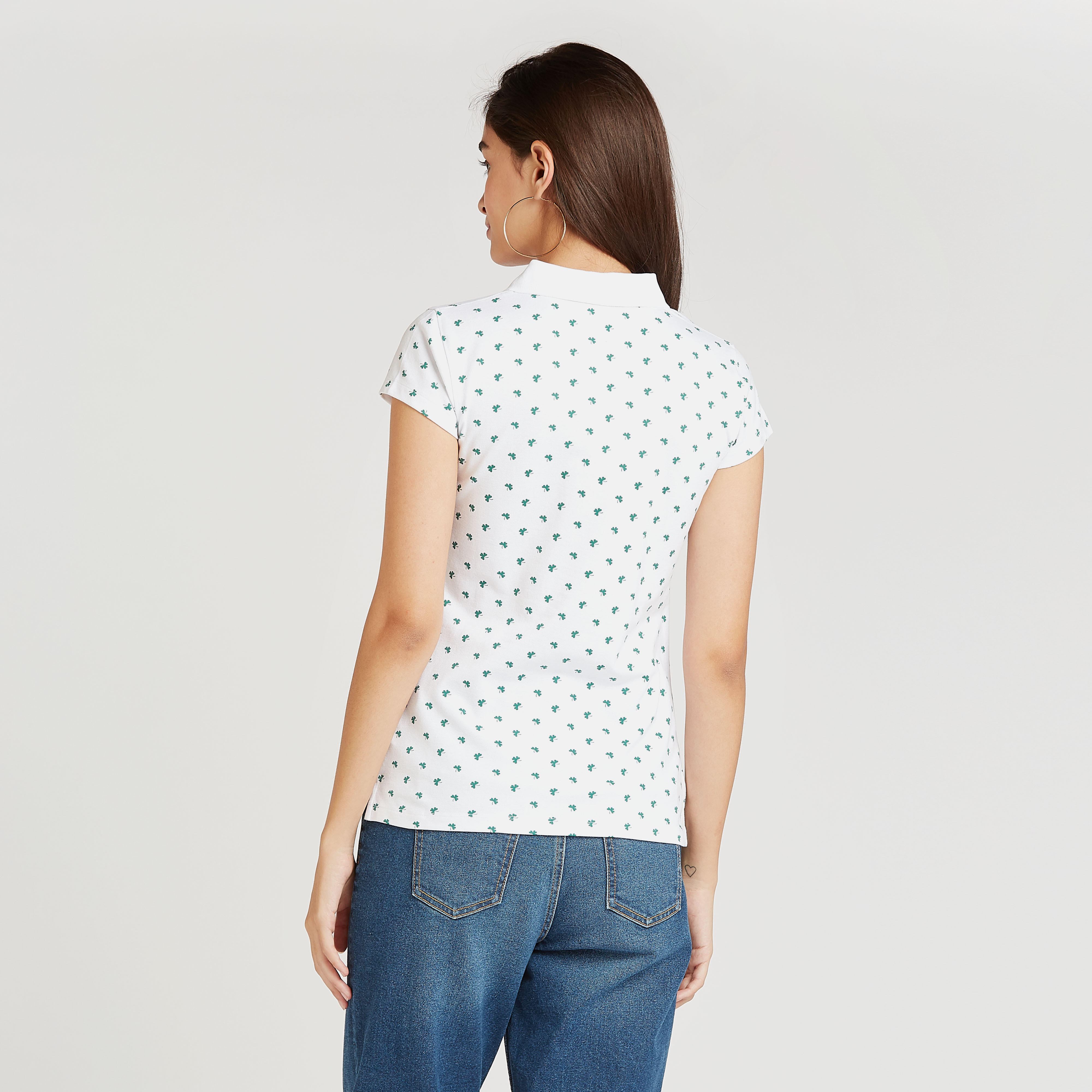 تيشيرت بولو بأكمام كاب وطبعات-women-clothing-tshirts-image-2