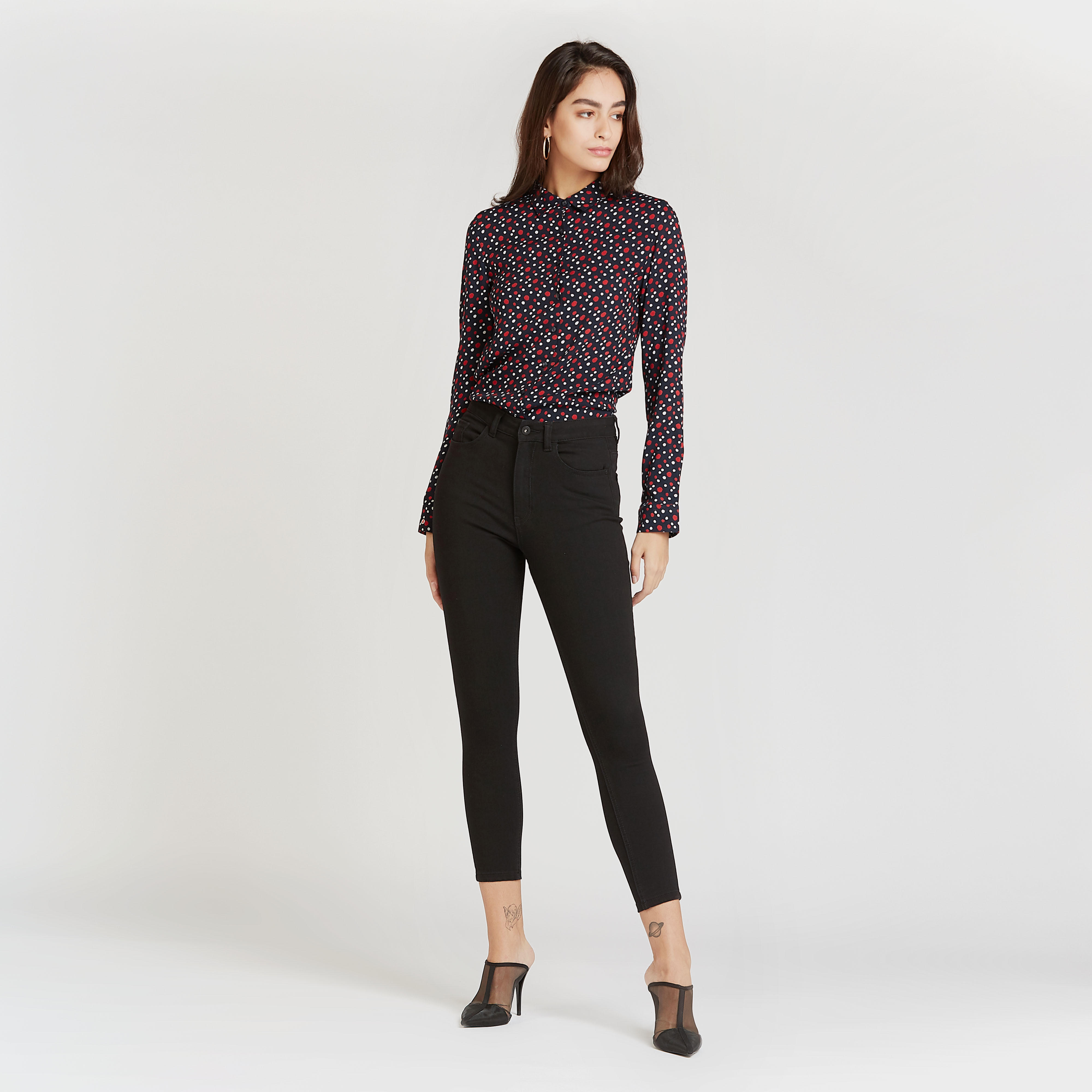 قميص بياقة عاديّة وأكمام طويلة وطبعات-women-clothing-shirtsandblouses-shirts-image-2