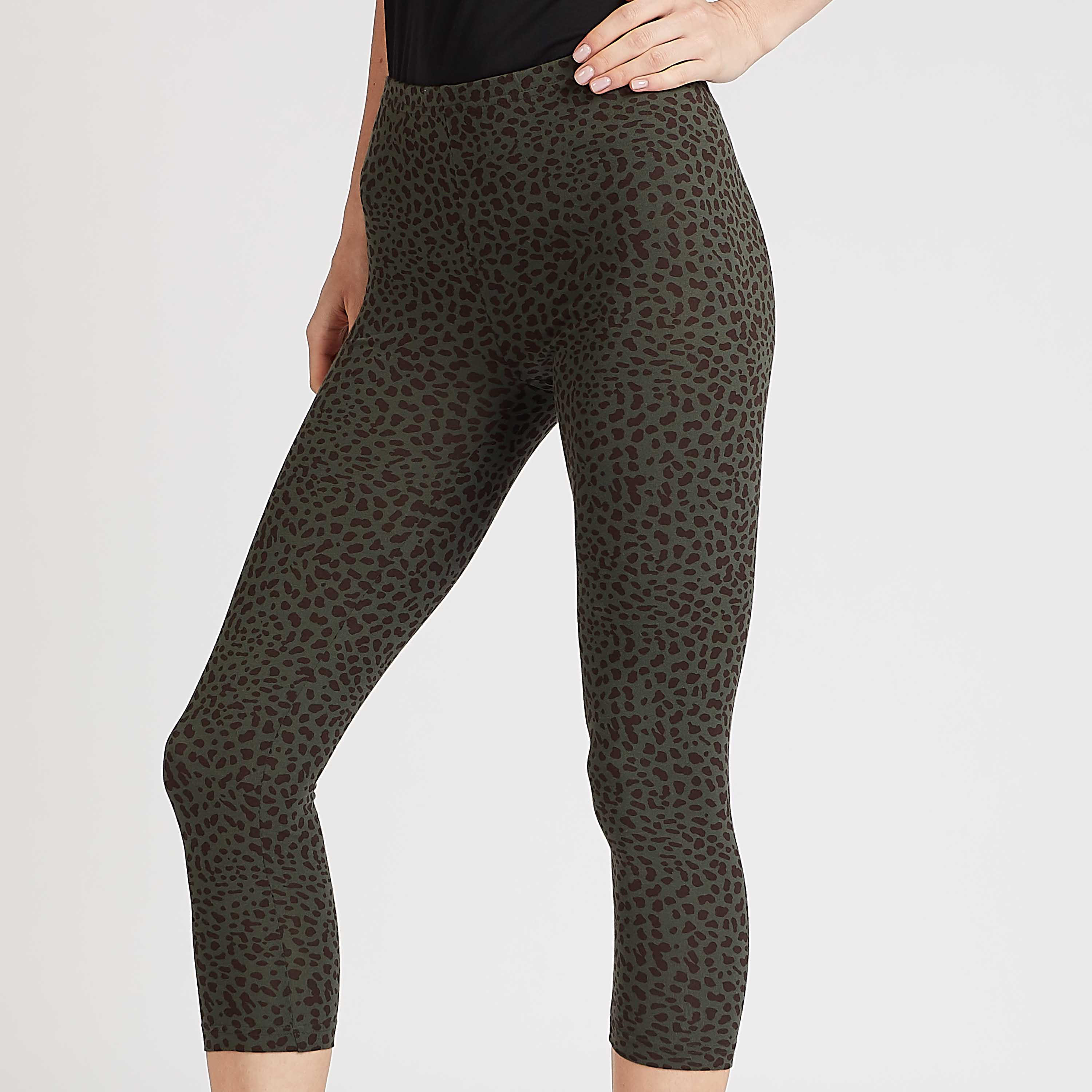 Sustainable Animal Print Cropped Leggings with Elasticised Waistband-women-clothing-bottoms-leggings-image-5