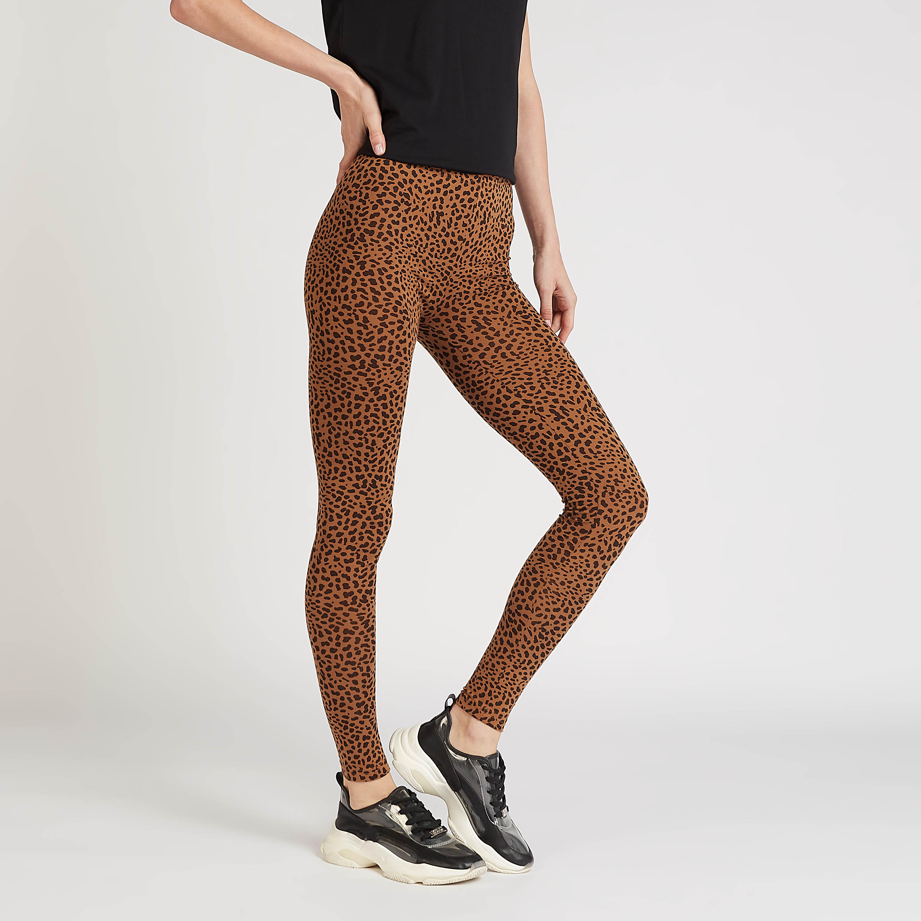 بنطلون ليقنز مستدام بخصر مطّاطي وطبعات حيوانات-women-clothing-bottoms-leggings-image-1
