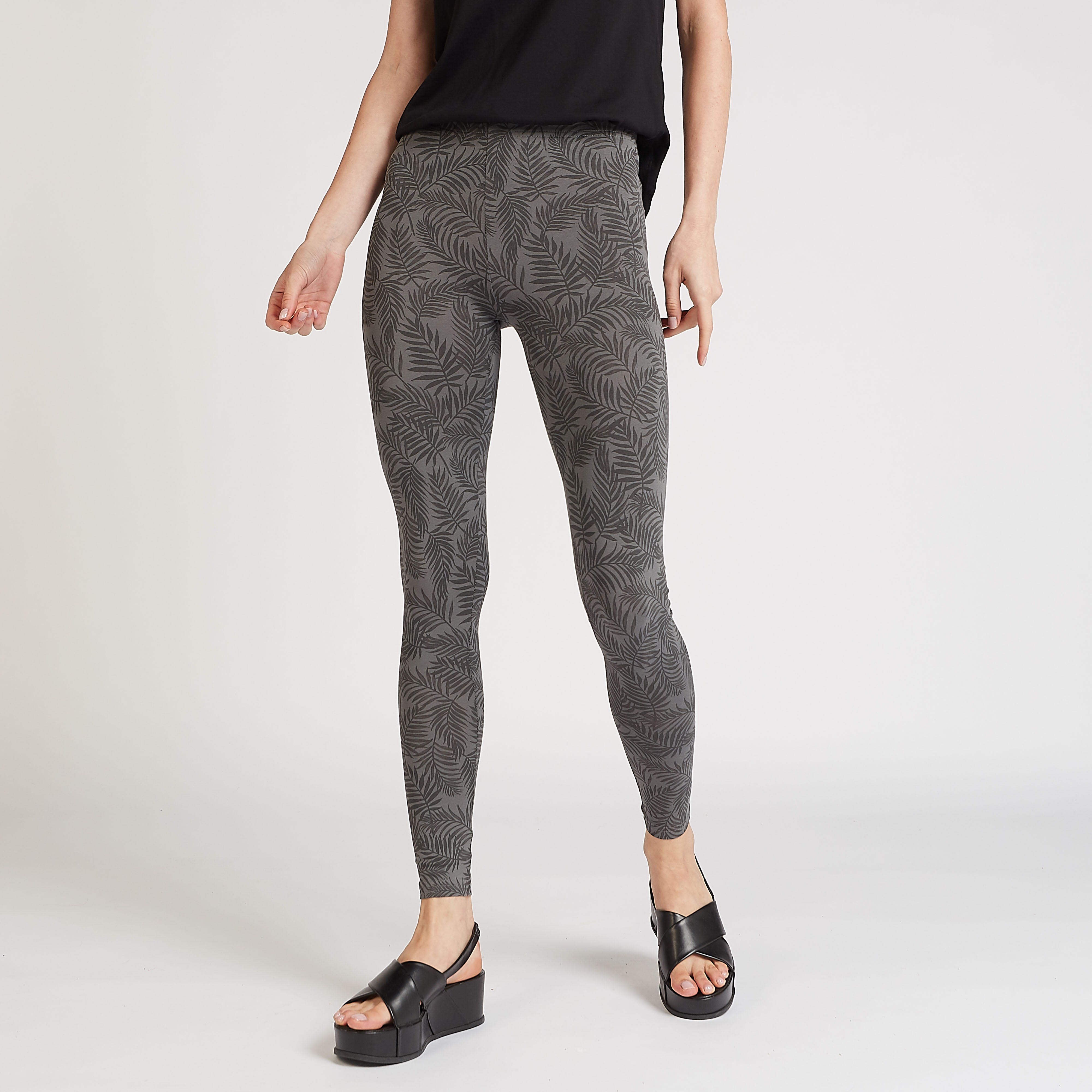 Sustainable Printed Cotton Leggings-women-clothing-bottoms-leggings-image-1