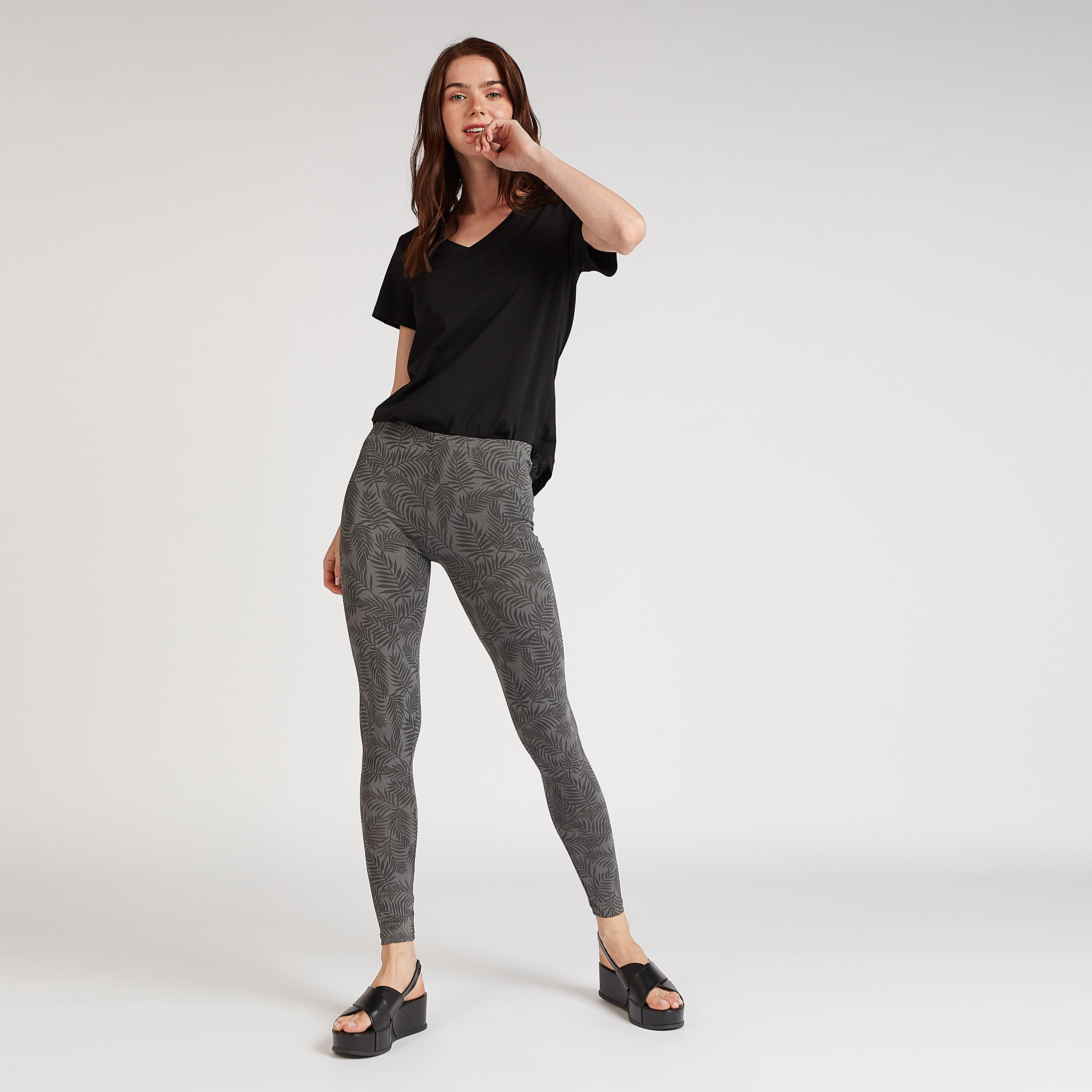 Sustainable Printed Cotton Leggings-women-clothing-bottoms-leggings-image-2