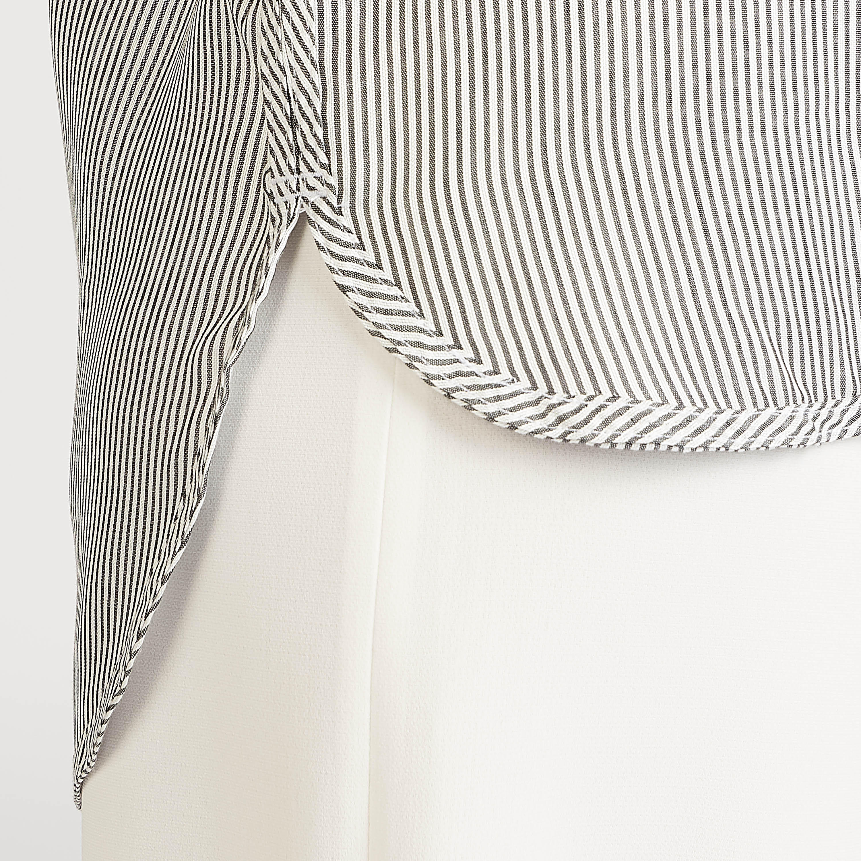 قميص مخطط بياقة عاديّة وأكمام قصيرة-women-clothing-shirtsandblouses-shirts-image-5