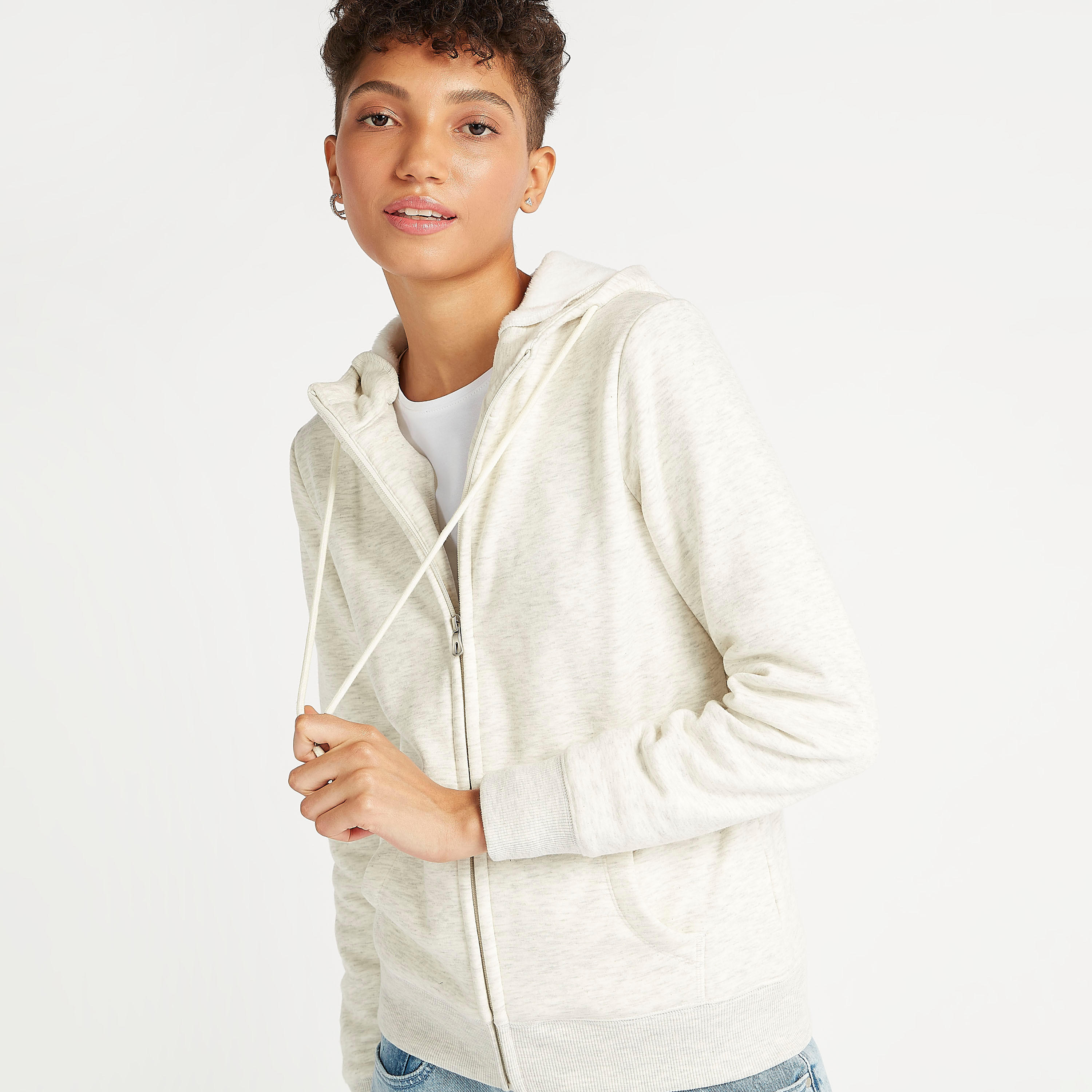 جاكيت مستدام خفيف سادة بقبّعة وجيوب وسحّاب-women-winterwear-coatsandjackets-jackets-image-3