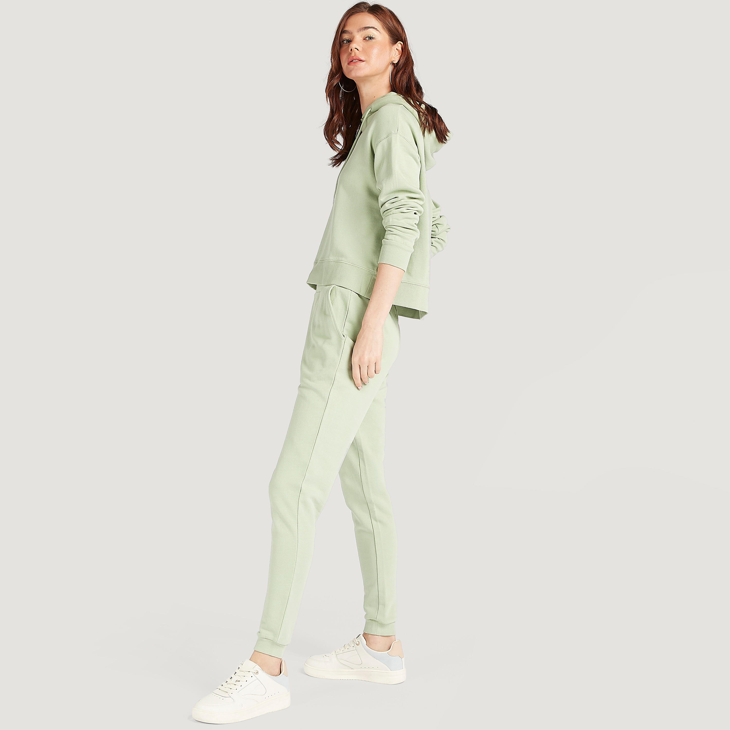 Solid Mid-Rise Joggers with Drawstring Closure-women-clothing-bottoms-joggers-image-5