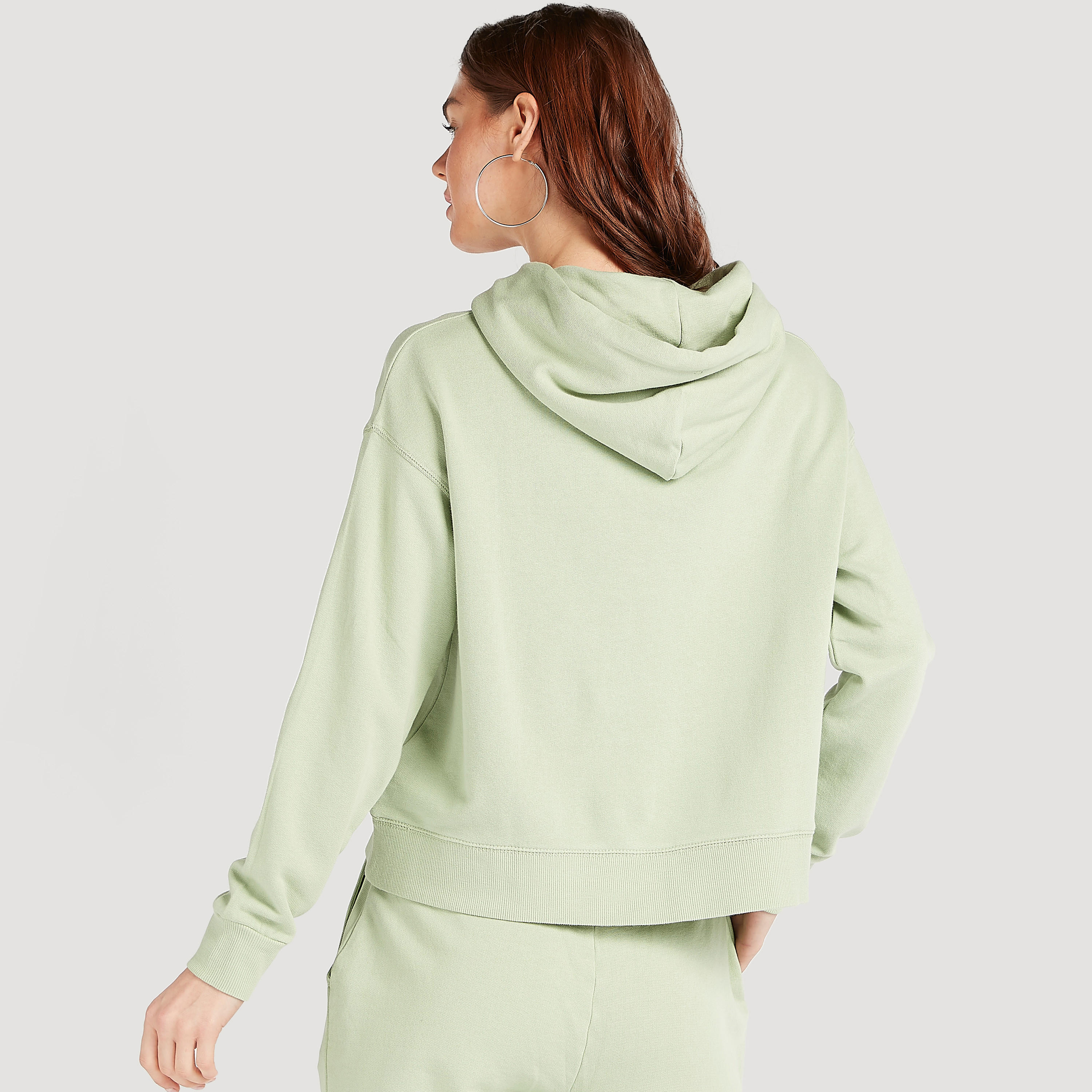 Solid Hooded Sweatshirt with Long Sleeves-women-winterwear-hoodiesandsweatshirts-hoodies-image-5