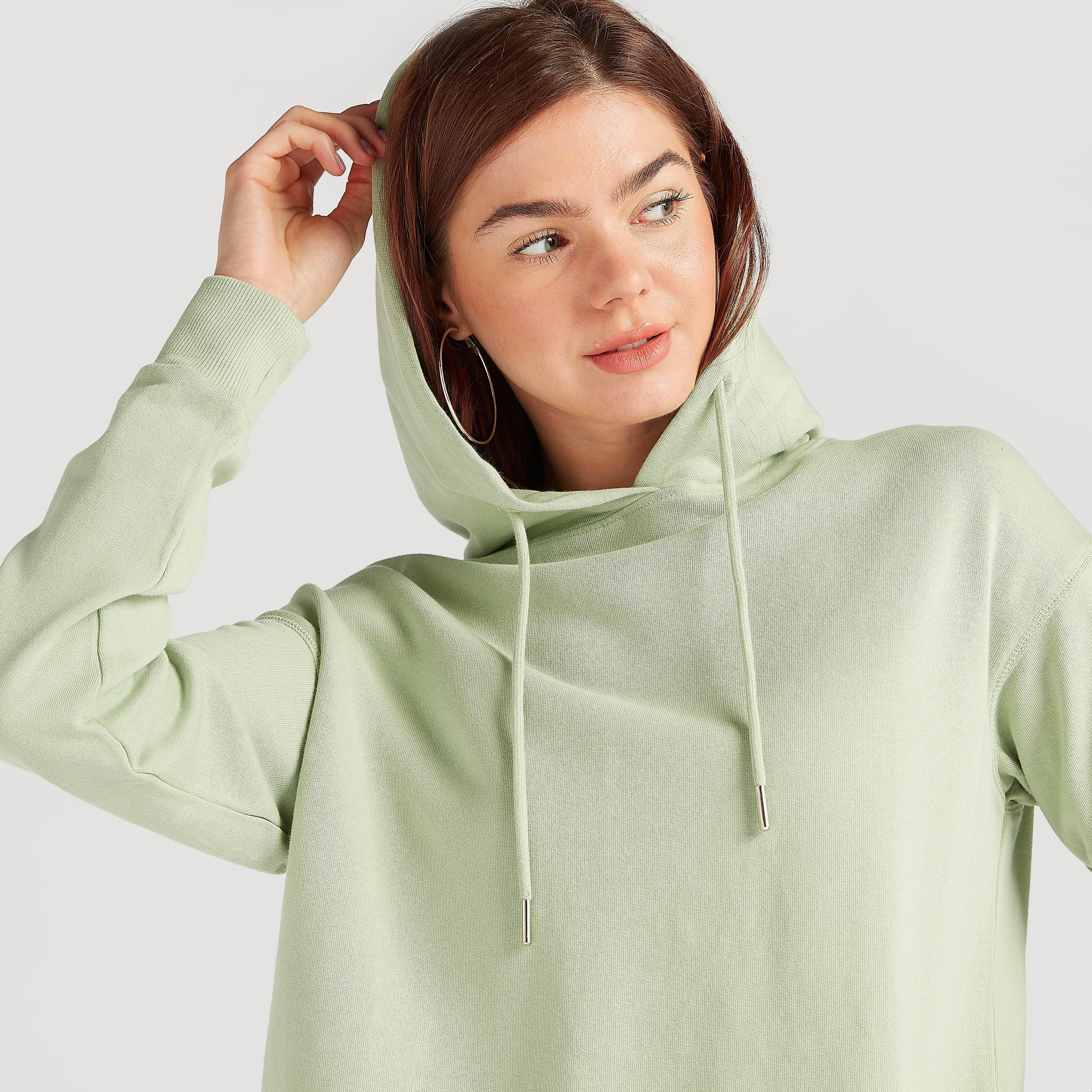 Solid Hooded Sweatshirt with Long Sleeves-women-winterwear-hoodiesandsweatshirts-hoodies-image-6