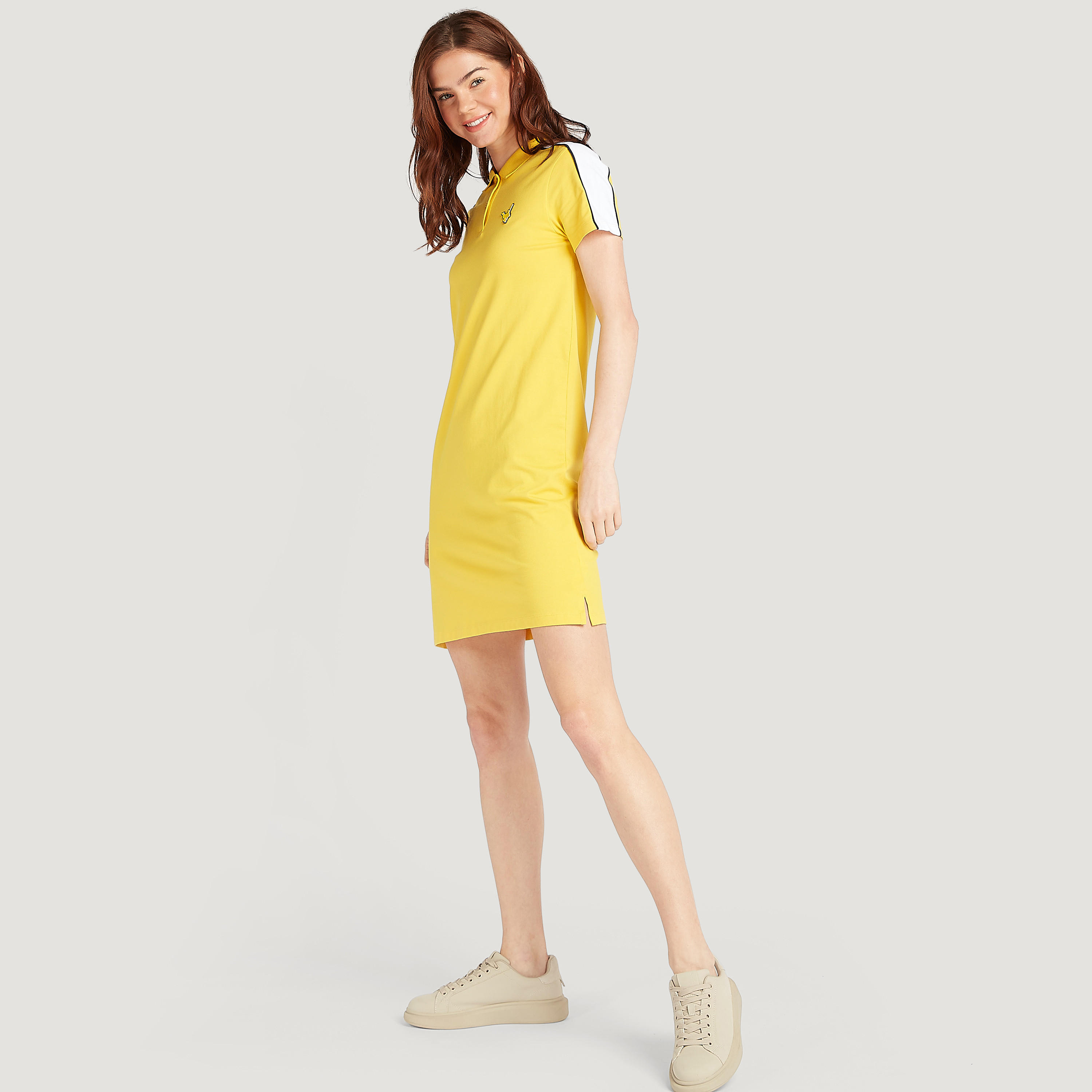 فستان تيشيرت سادة بأكمام قصيرة-women-clothing-dresses-image-18