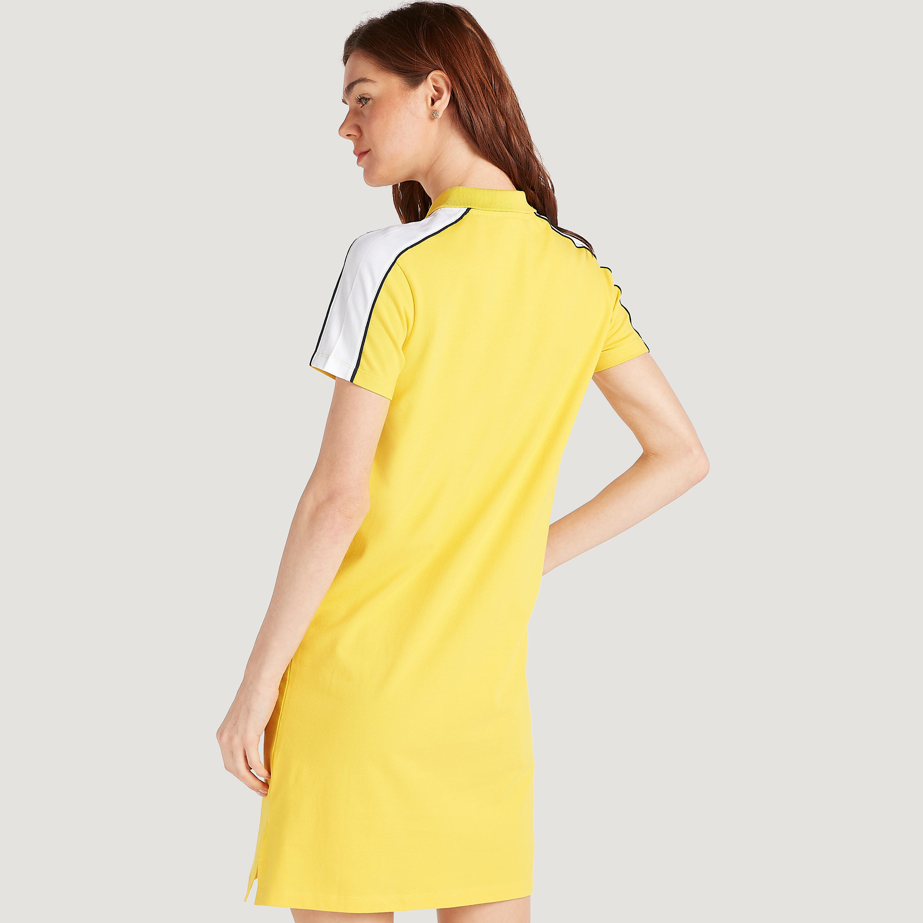 فستان تيشيرت سادة بأكمام قصيرة-women-clothing-dresses-image-20