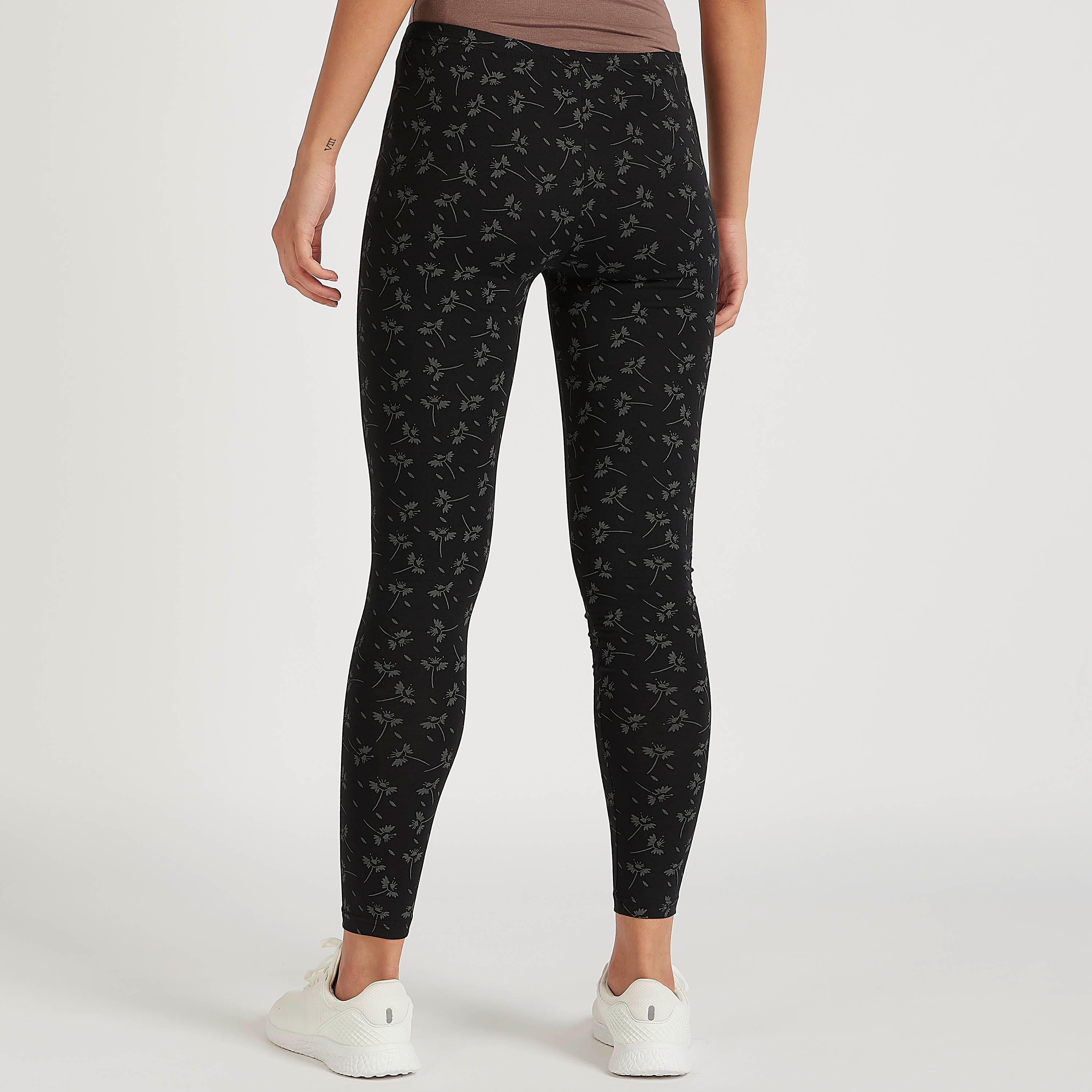 بنطلون ليقنز سكيني بطول الكاحل وطبعات أزهار-women-clothing-bottoms-leggings-image-1