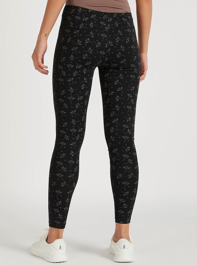 بنطلون ليقنز سكيني بطول الكاحل وطبعات أزهار-women-clothing-bottoms-leggings-image-1