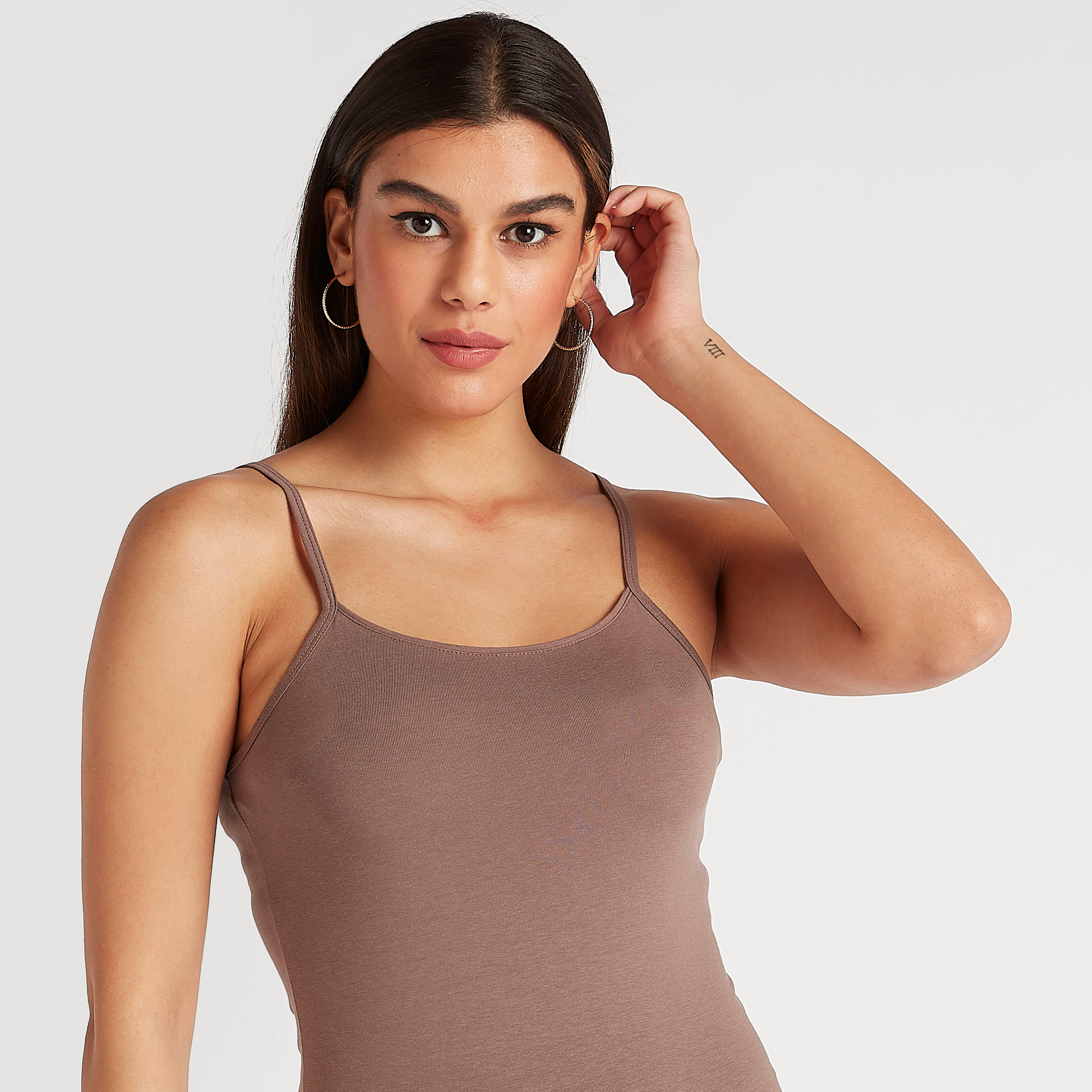 Solid Vest with Spaghetti Straps and Scoop Neck-women-clothing-tshirts-image-3