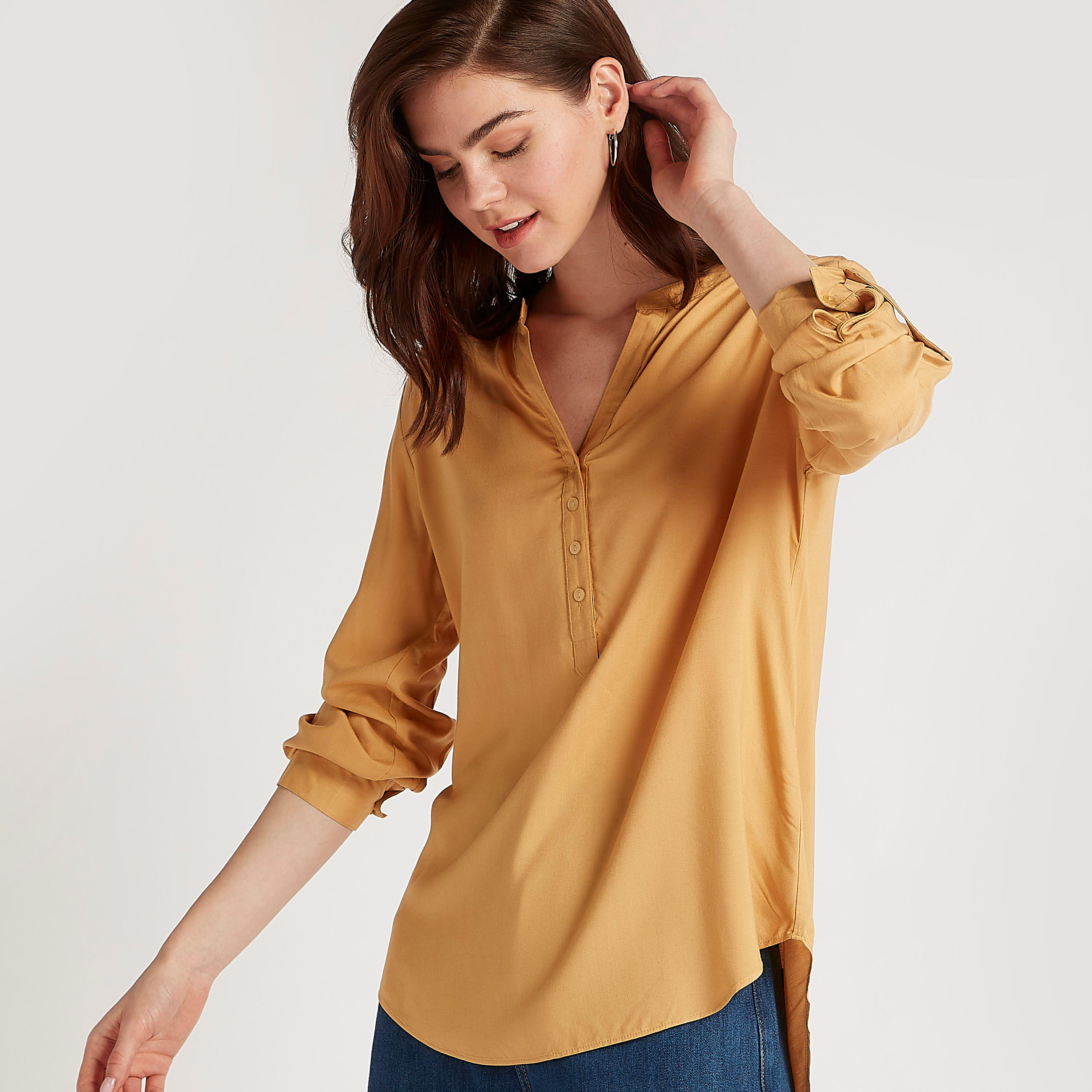 قميص سادة بأكمام طويلة-women-clothing-shirtsandblouses-shirts-image-5