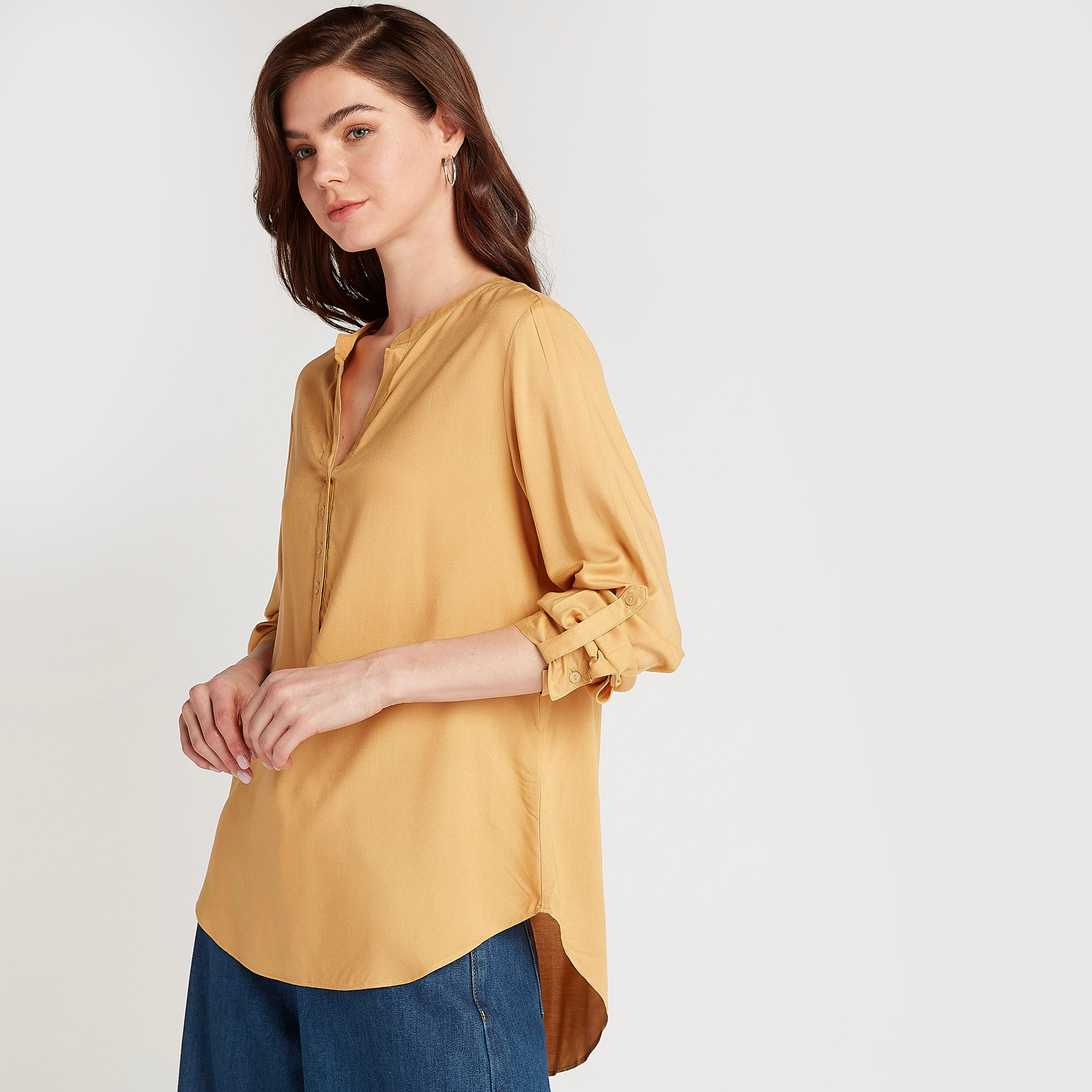 قميص سادة بأكمام طويلة-women-clothing-shirtsandblouses-shirts-image-1