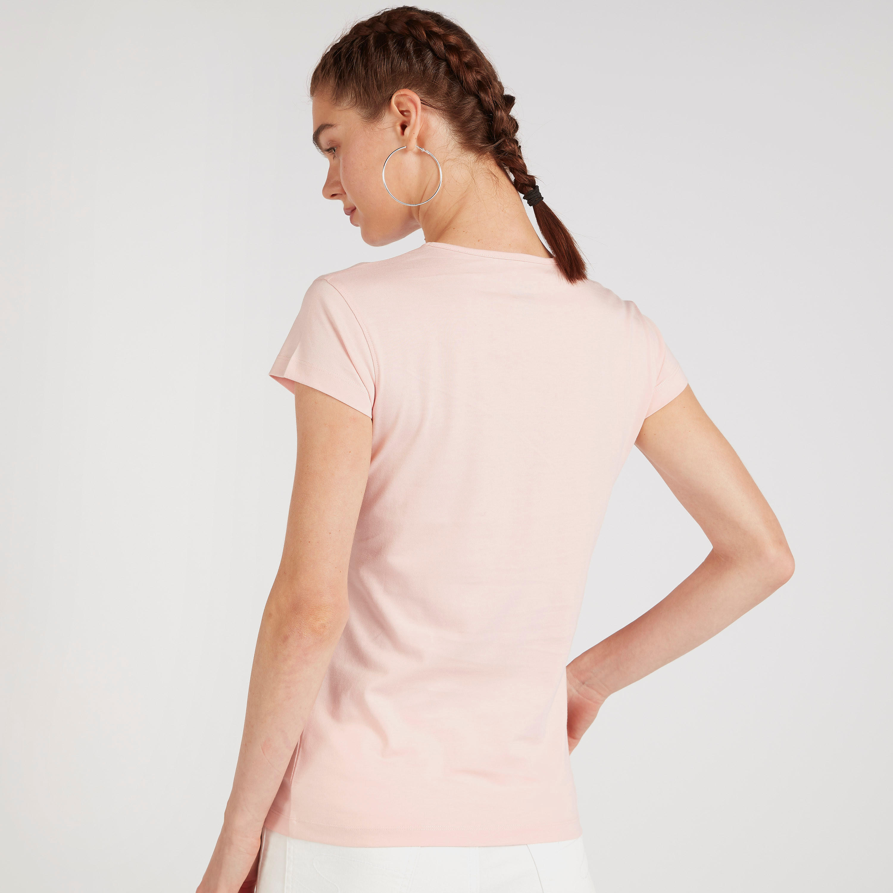 تيشيرت بياقة ضيّقة وأكمام كاب وطبعات-women-clothing-tshirts-image-1