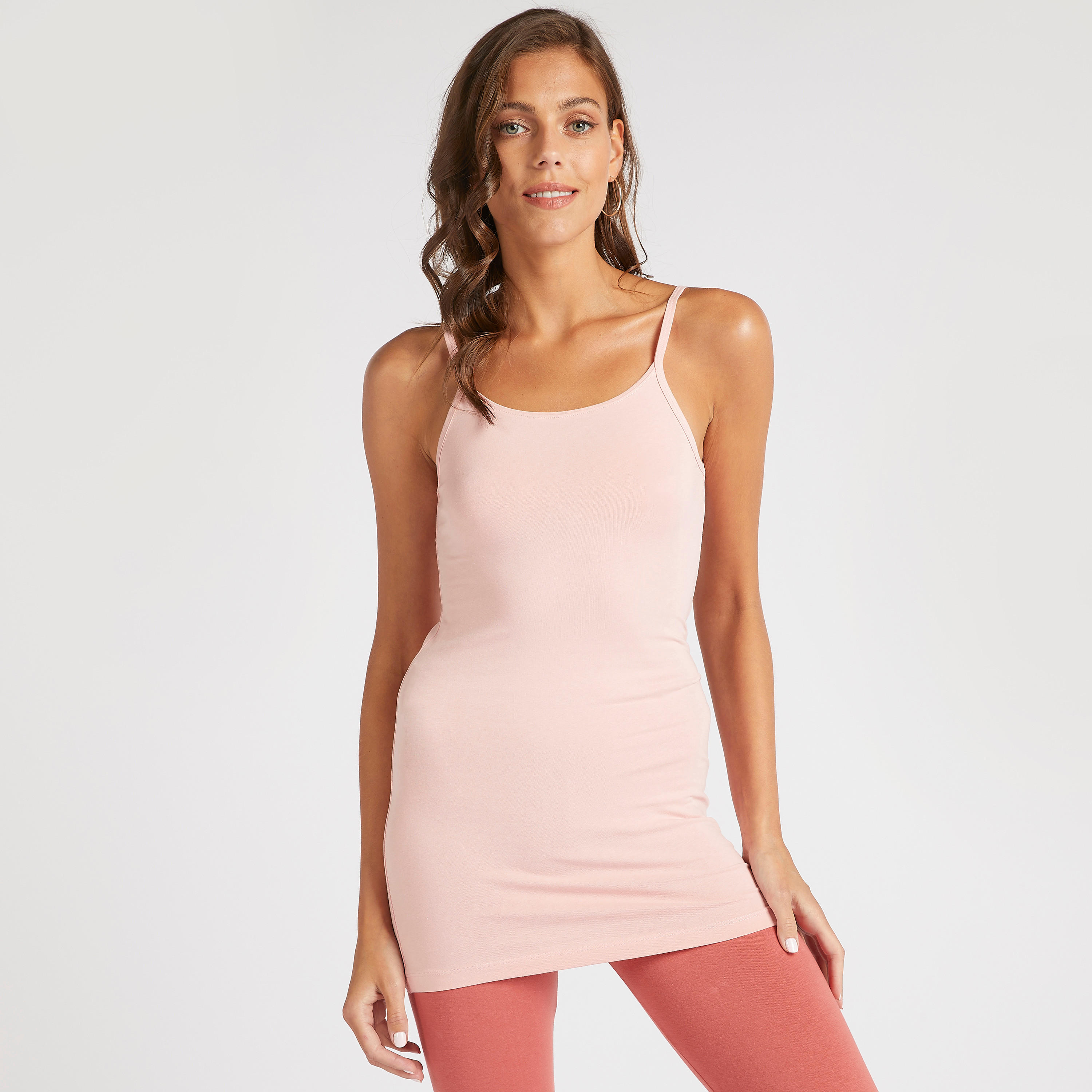 Solid Spaghetti Top with Scoop Neck-women-clothing-tshirts-image-1