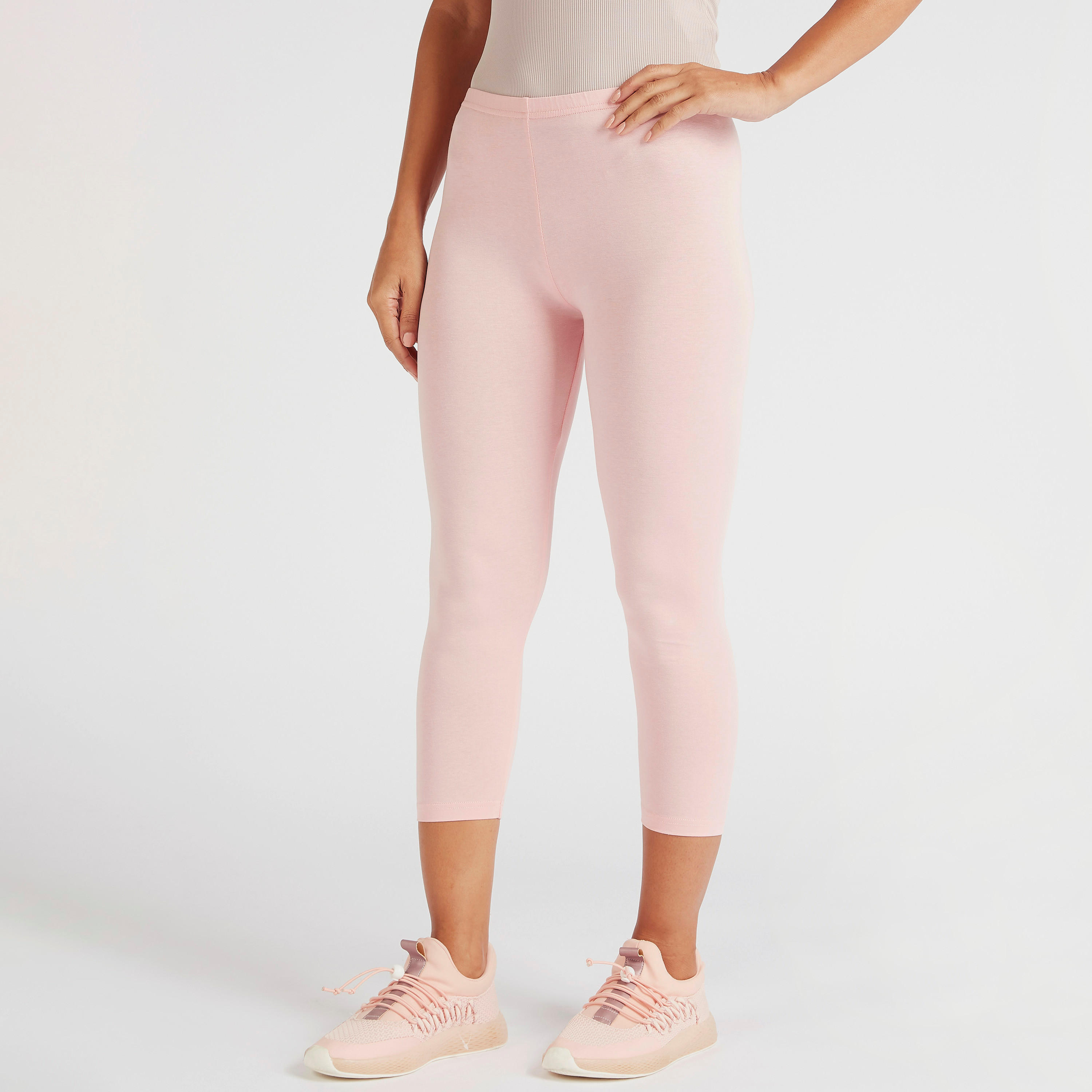 Solid Skinny Fit Cropped Leggings-women-clothing-bottoms-leggings-image-1