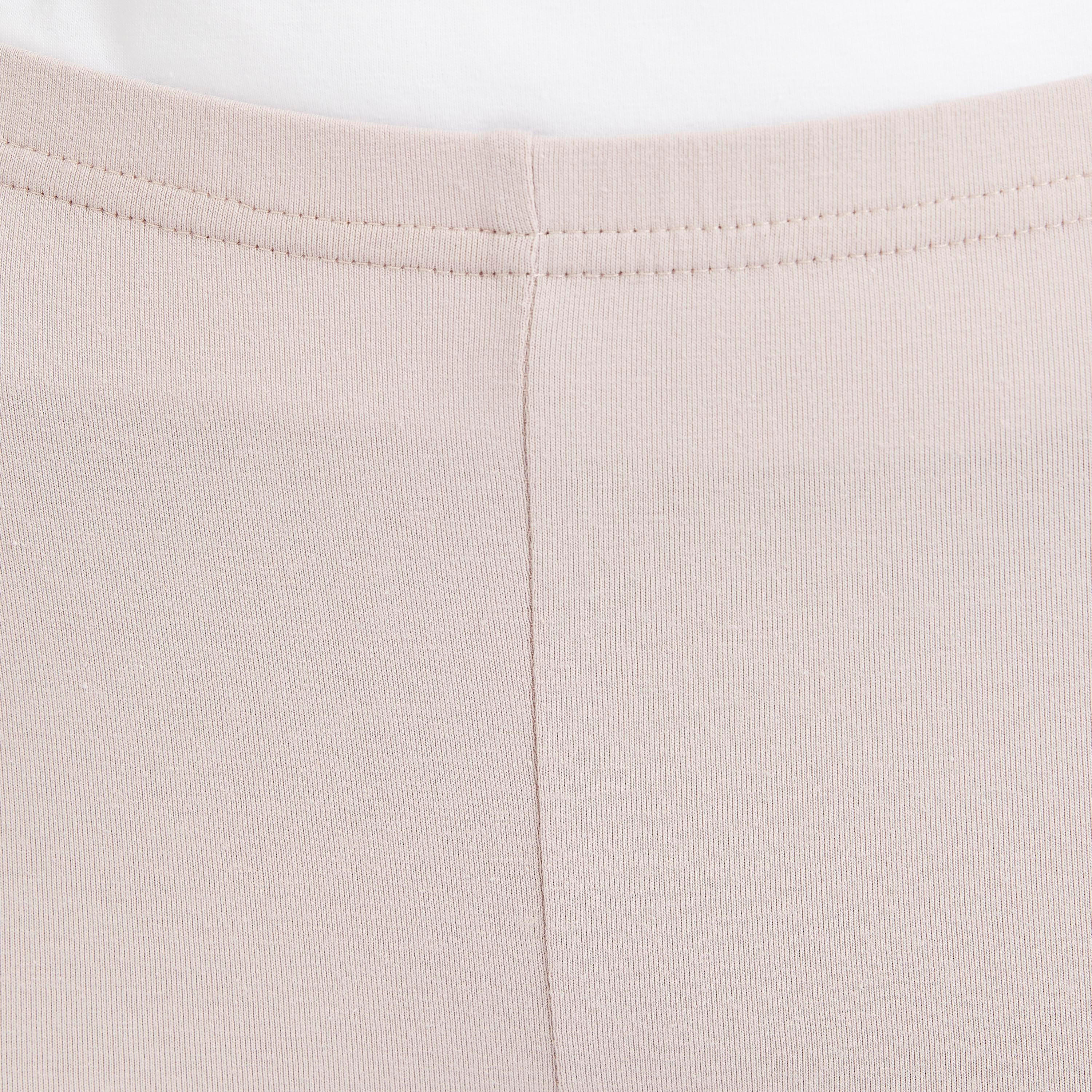 بنطلون ليقنز سادة بخصر مطّاطي-women-clothing-bottoms-leggings-image-2