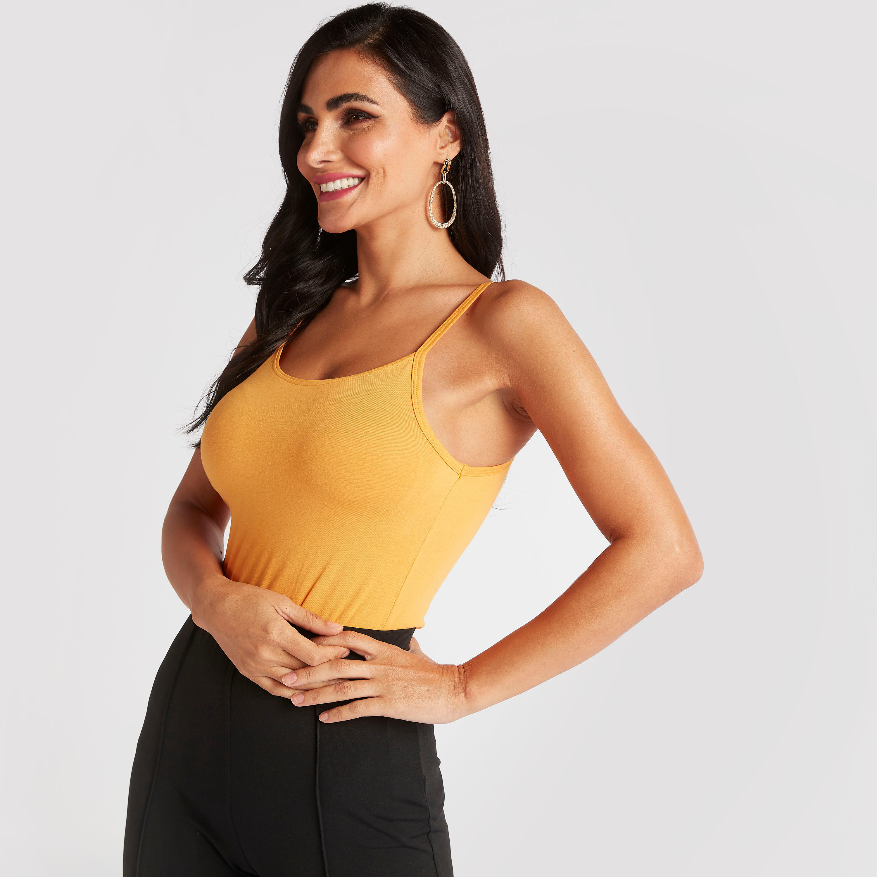 Solid Camisole with Scoop Neck-women-clothing-tshirts-image-5