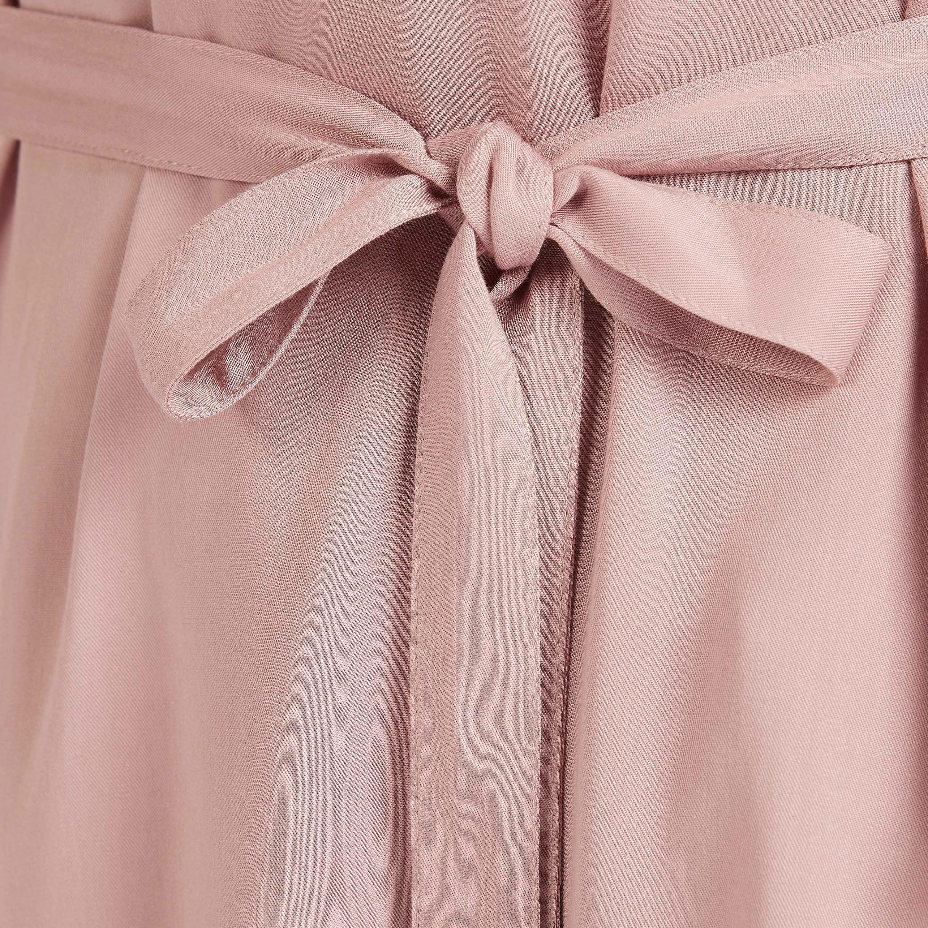 فستان قميص ميدي سادة بأكمام طويلة-women-clothing-dresses-image-6