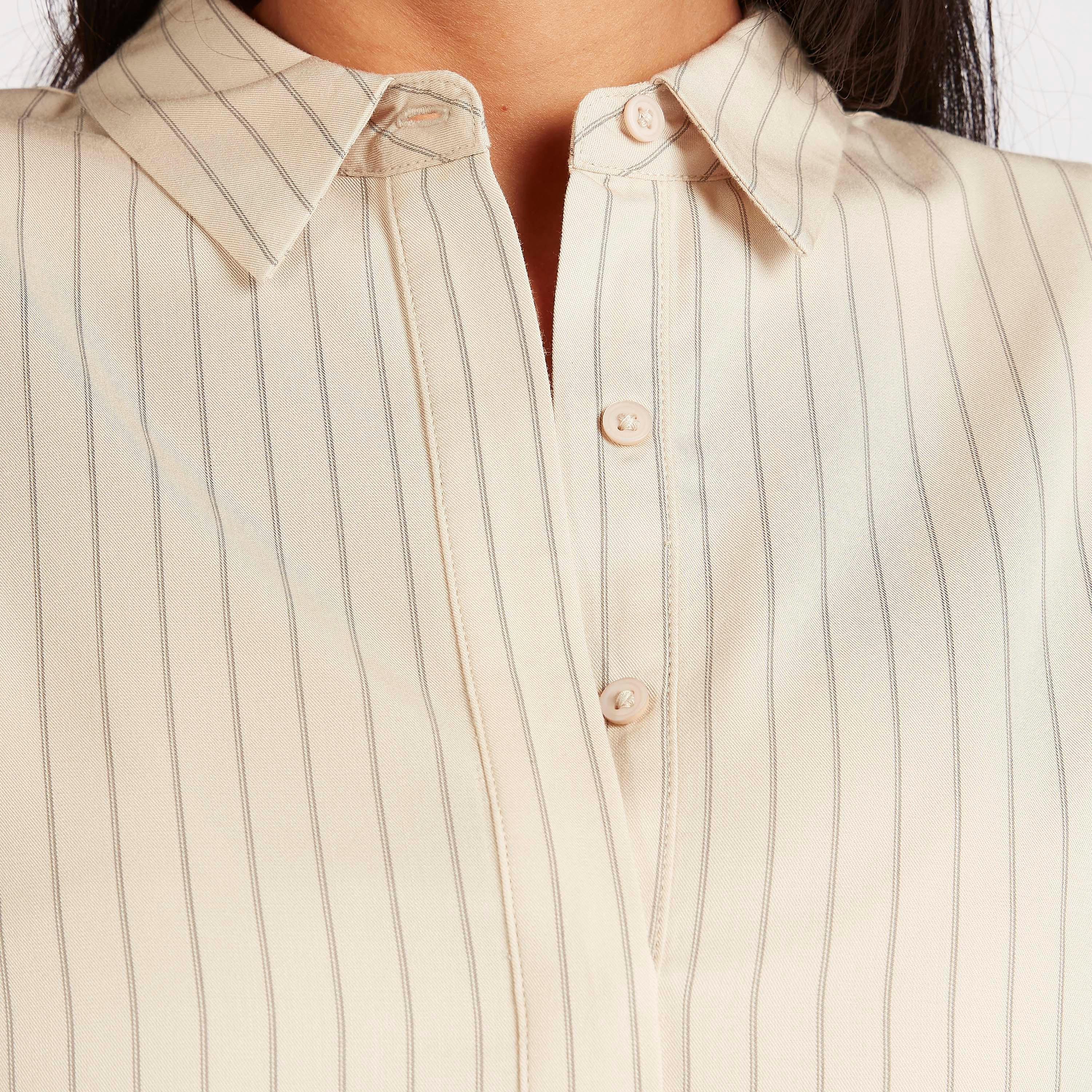 فستان قميص ميدي مخطط بأكمام طويلة-women-clothing-dresses-image-3