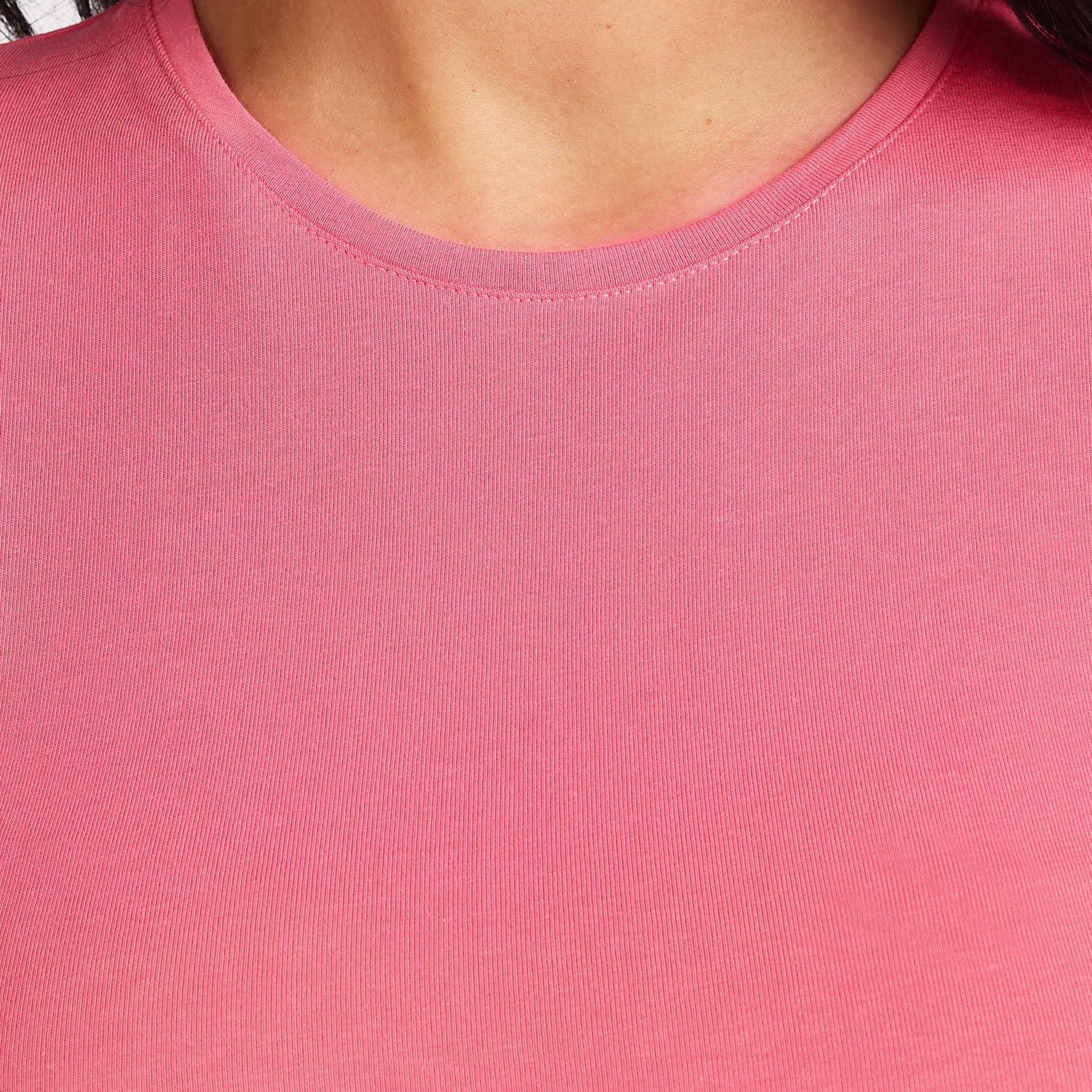تيشيرت سادة بياقة مستديرة وأكمام طويلة-women-clothing-tshirts-image-2