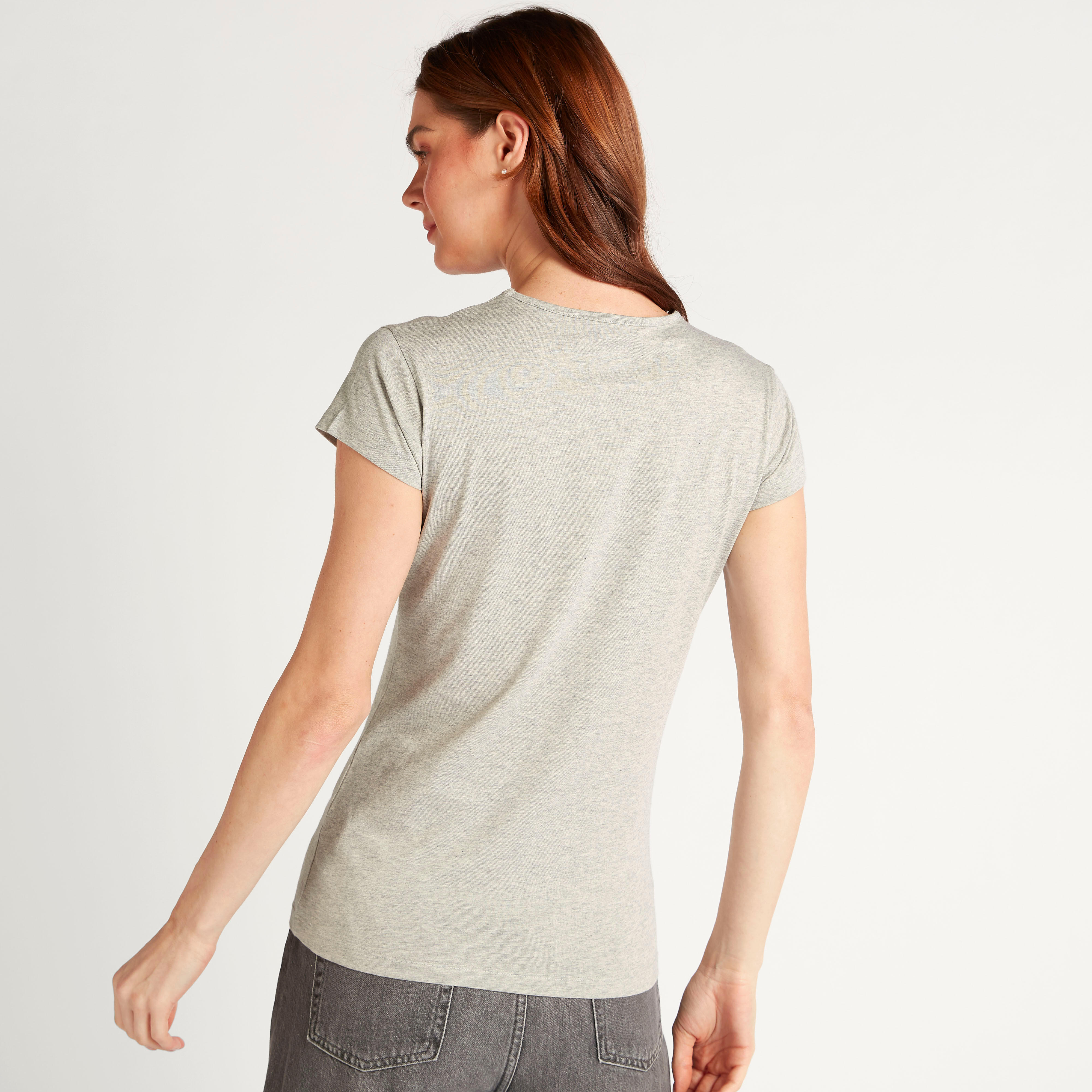 تيشيرت بياقة ضيّقة وأكمام كاب وطبعات-women-clothing-tshirts-image-2