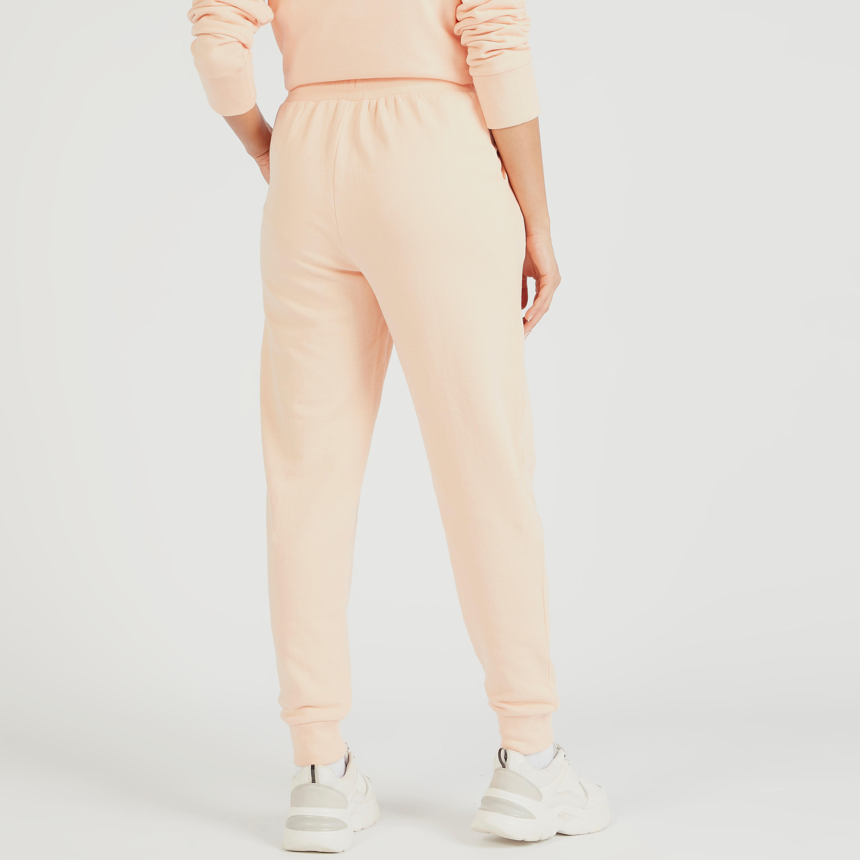 Solid Mid-Rise Joggers with Drawstring Closure and Pockets-women-clothing-bottoms-joggers-image-4