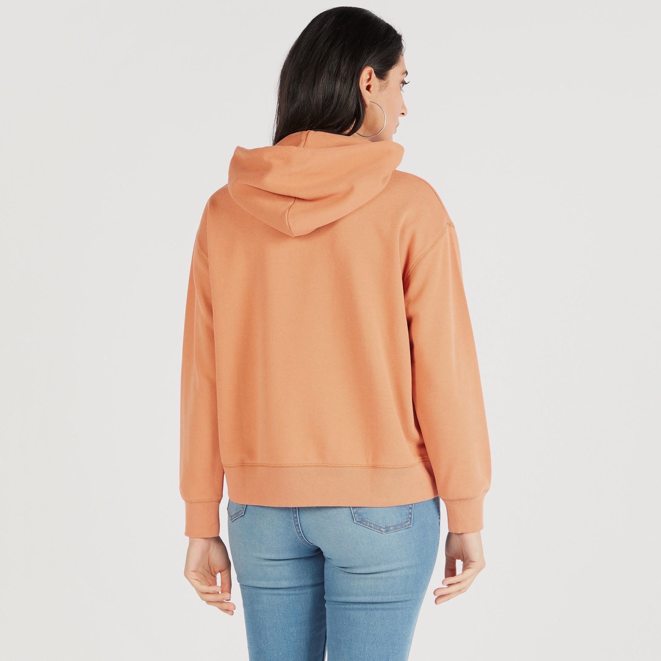 سويت شيرت سادة بقبّعة وأكمام طويلة-women-clothing-hoodiesandsweatshirts-sweatshirts-image-4