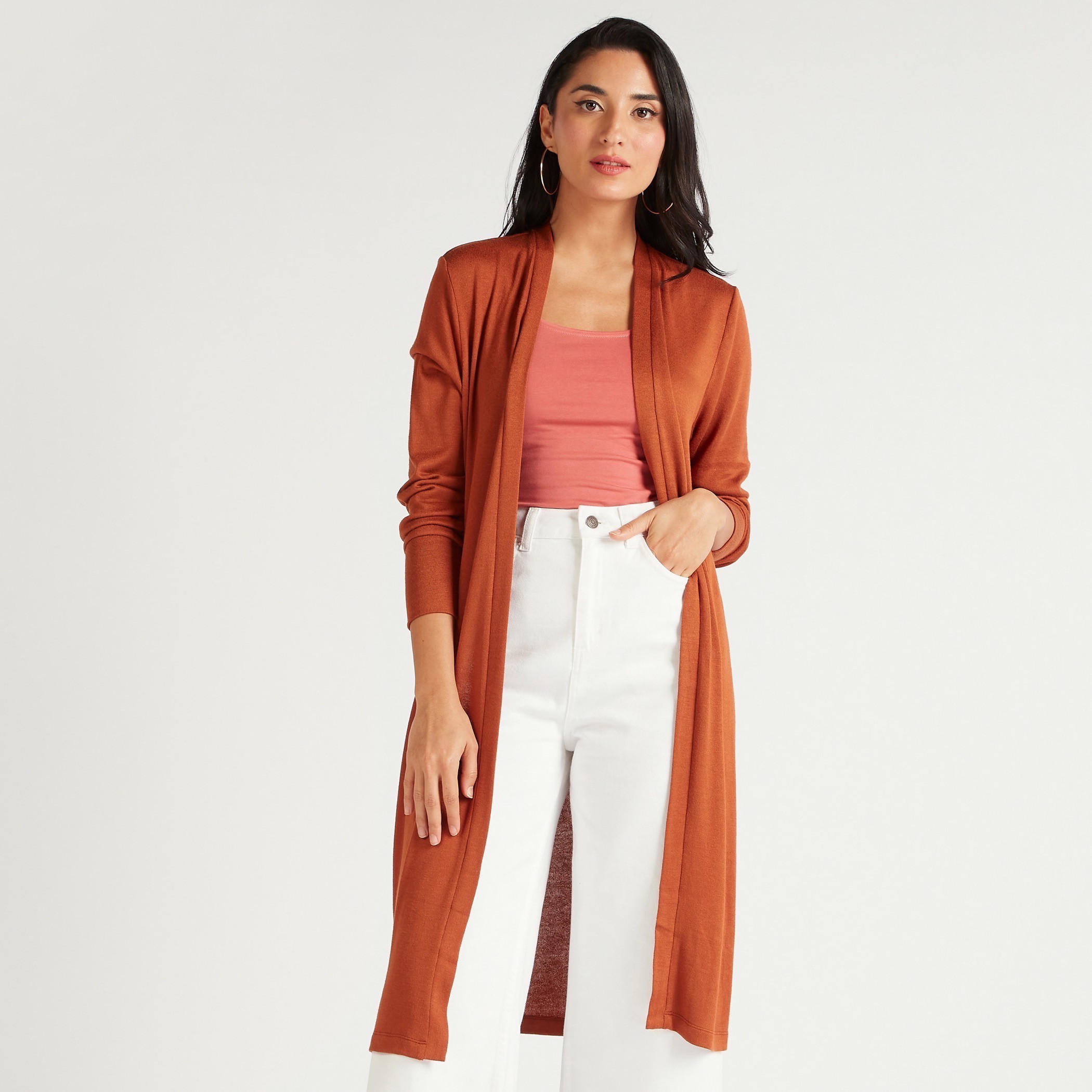 جاكيت سادة طويل بأكمام طويلة-women-clothing-cardigansandjumpers-jumpers-image-1