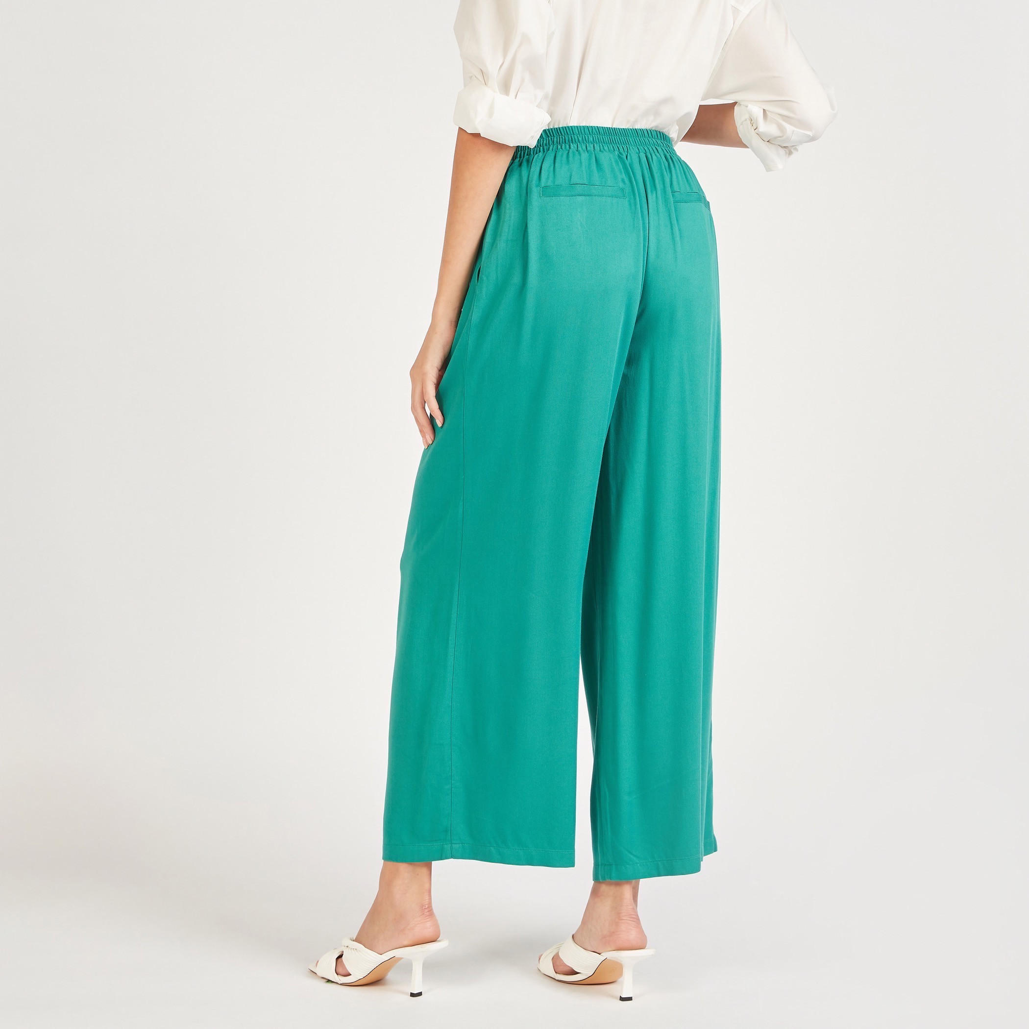 Solid Flexi Waist Palazzo Pants with Tie-Up and Pockets-women-clothing-bottoms-trousers-image-4